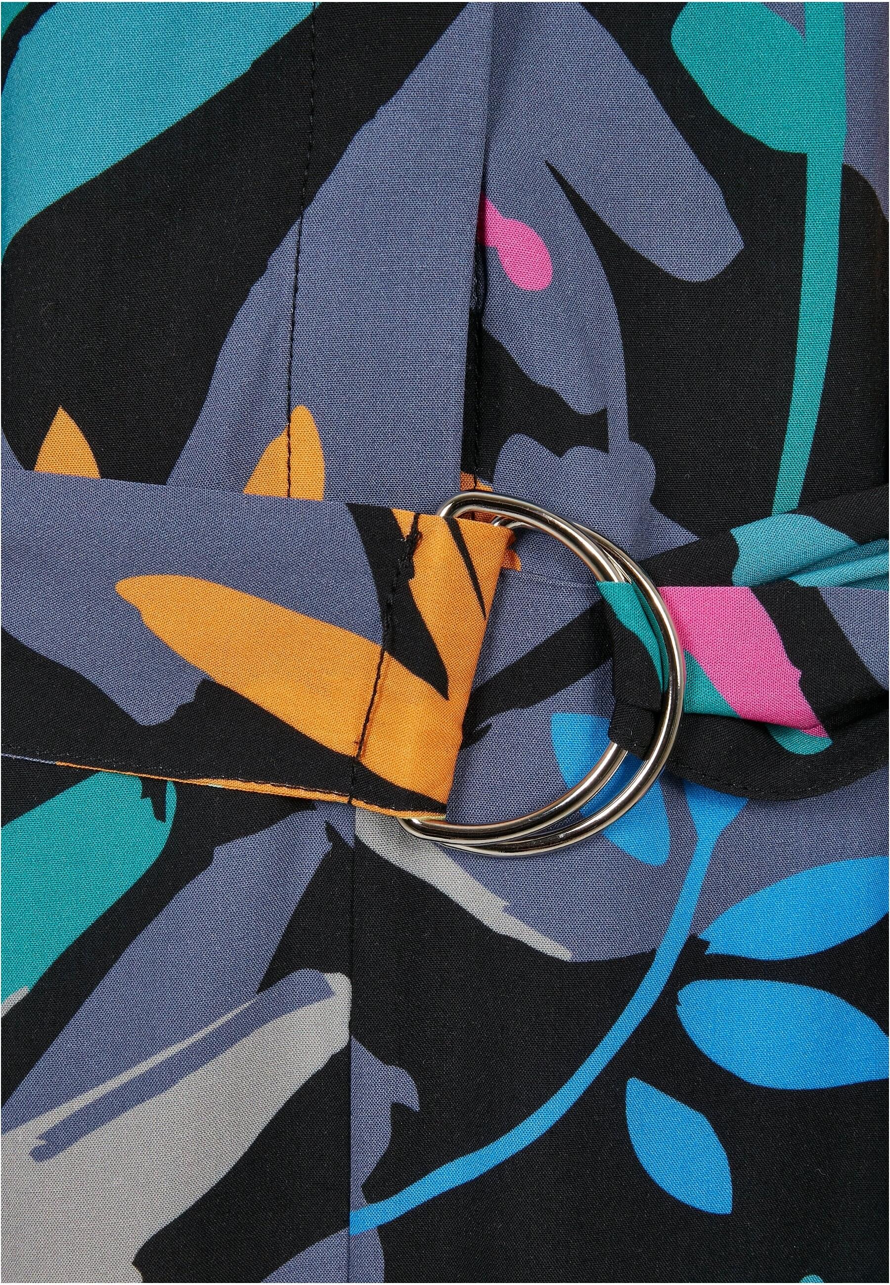 URBAN CLASSICS Jumpsuit »Urban Classics Damen Ladies Short Viscose Belt Jumpsuit« 1 Stk.