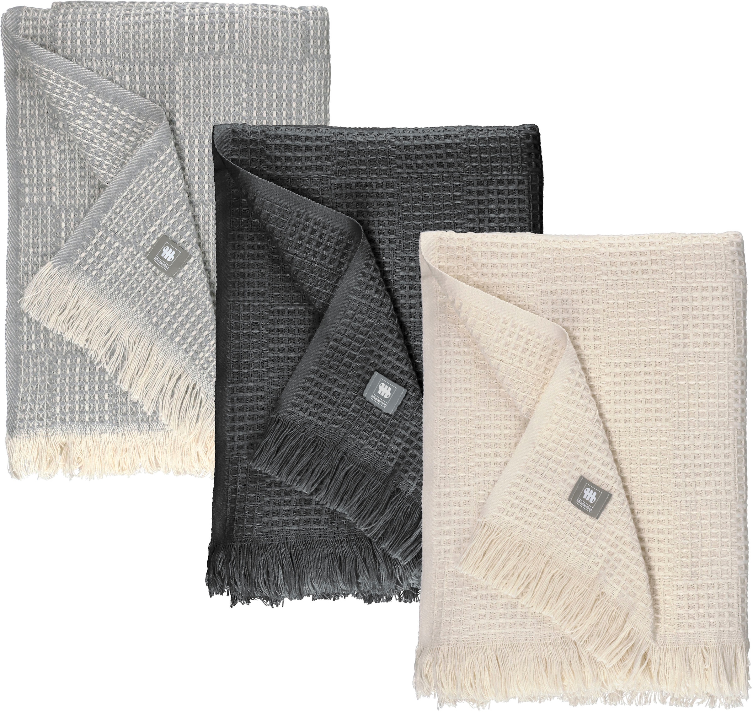 Musterring Plaid »Waffle«, aus 100% Baumwolle, Musterring JustB!
