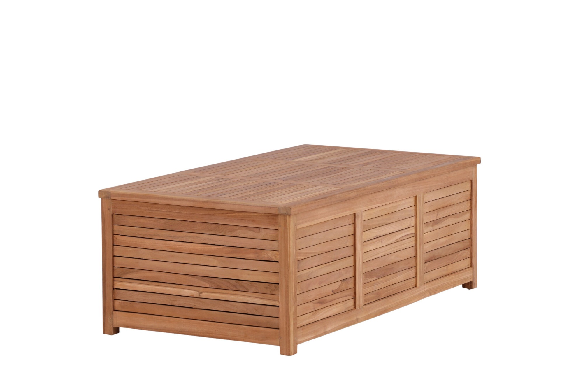 Venture Home Truhe »Trento, Teakholz-Kissenbox, belastbar bis 150 kg« Aufbewahrungsbox, Edelholz natur, witterungsbeständig, sitzfähig