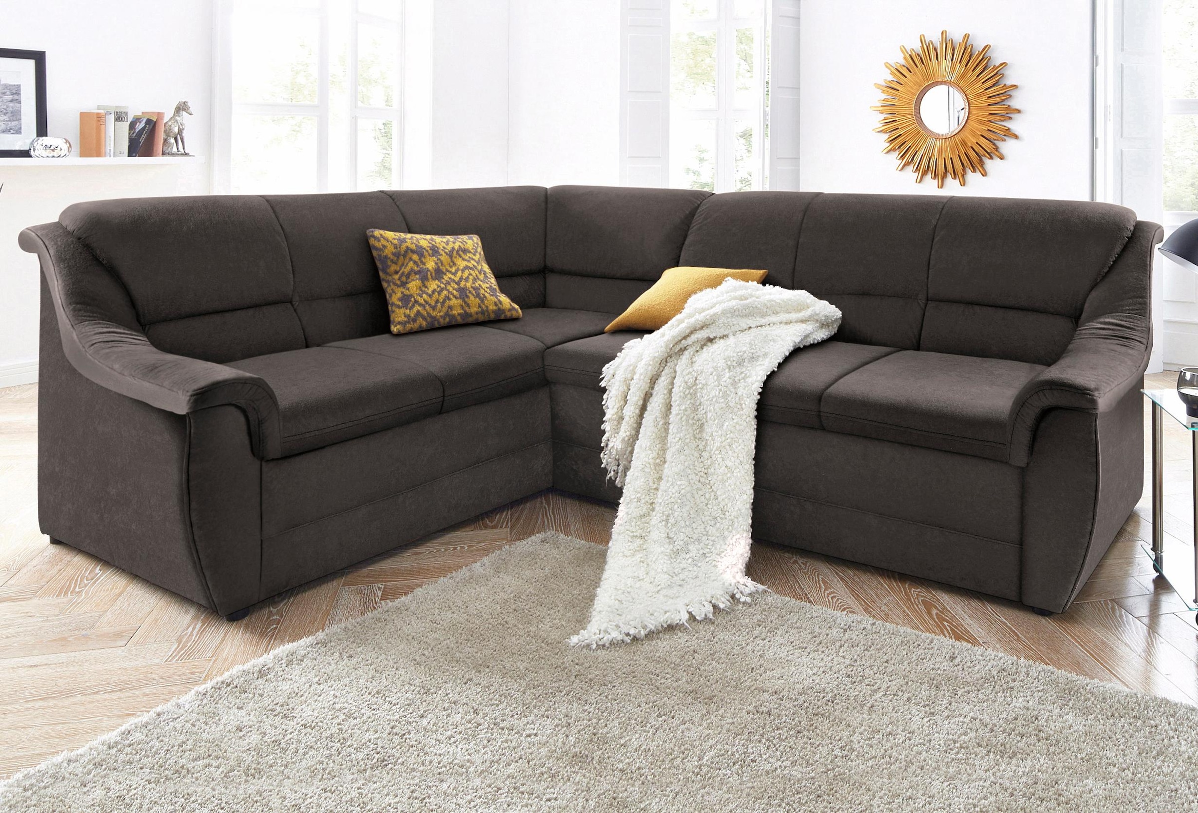 DOMO collection Ecksofa »Lale zeitlose Formensprache, komfortabel, L-Form«, günstig online kaufen