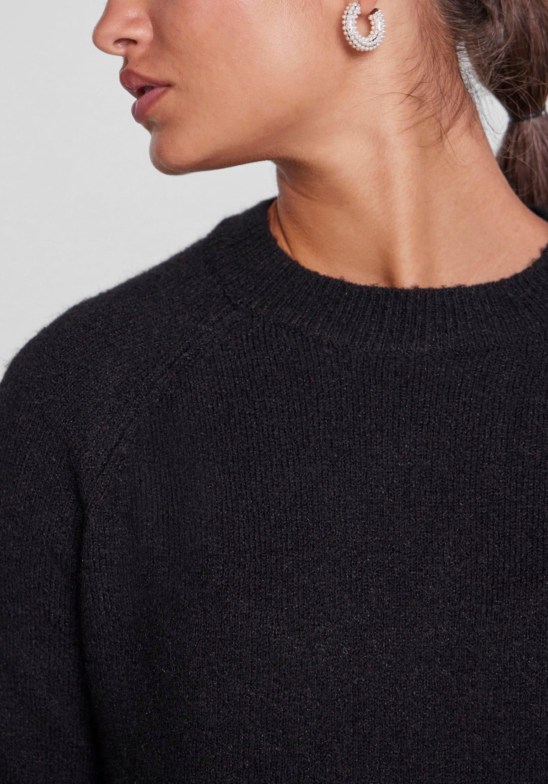 pieces Strickpullover »PCJULIANA LS O-NECK KNIT NOOS BC«