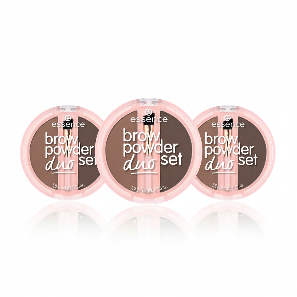 Essence Augenbrauen-Puder »BROW POWDER DUO SET« natürliche Definition der Augenbrauen, präzise Anwendung, verblendbar.