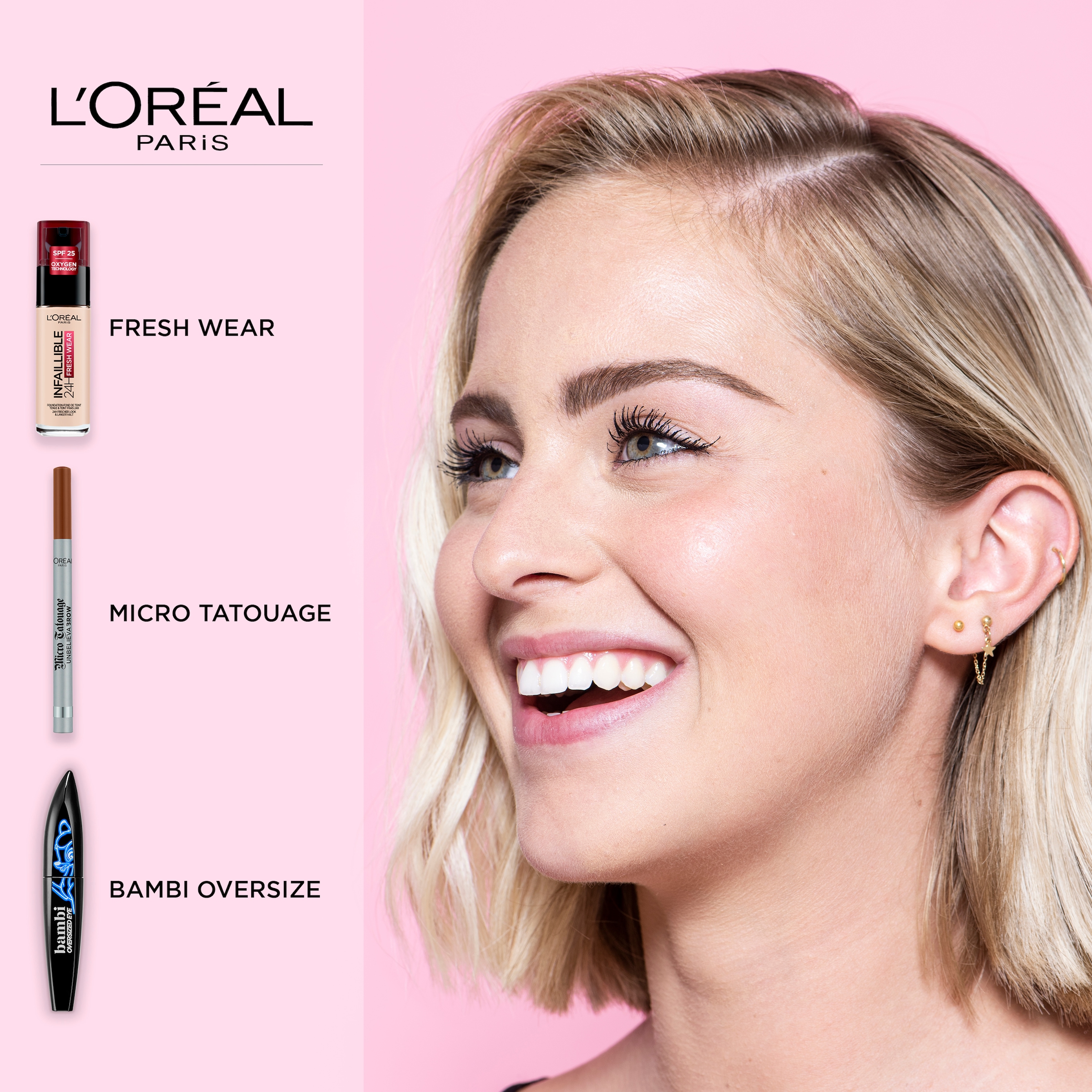 L'ORÉAL PARIS Foundation »Infaillible 32H Fresh Wear Make-up«, mit langanhaltender Formel