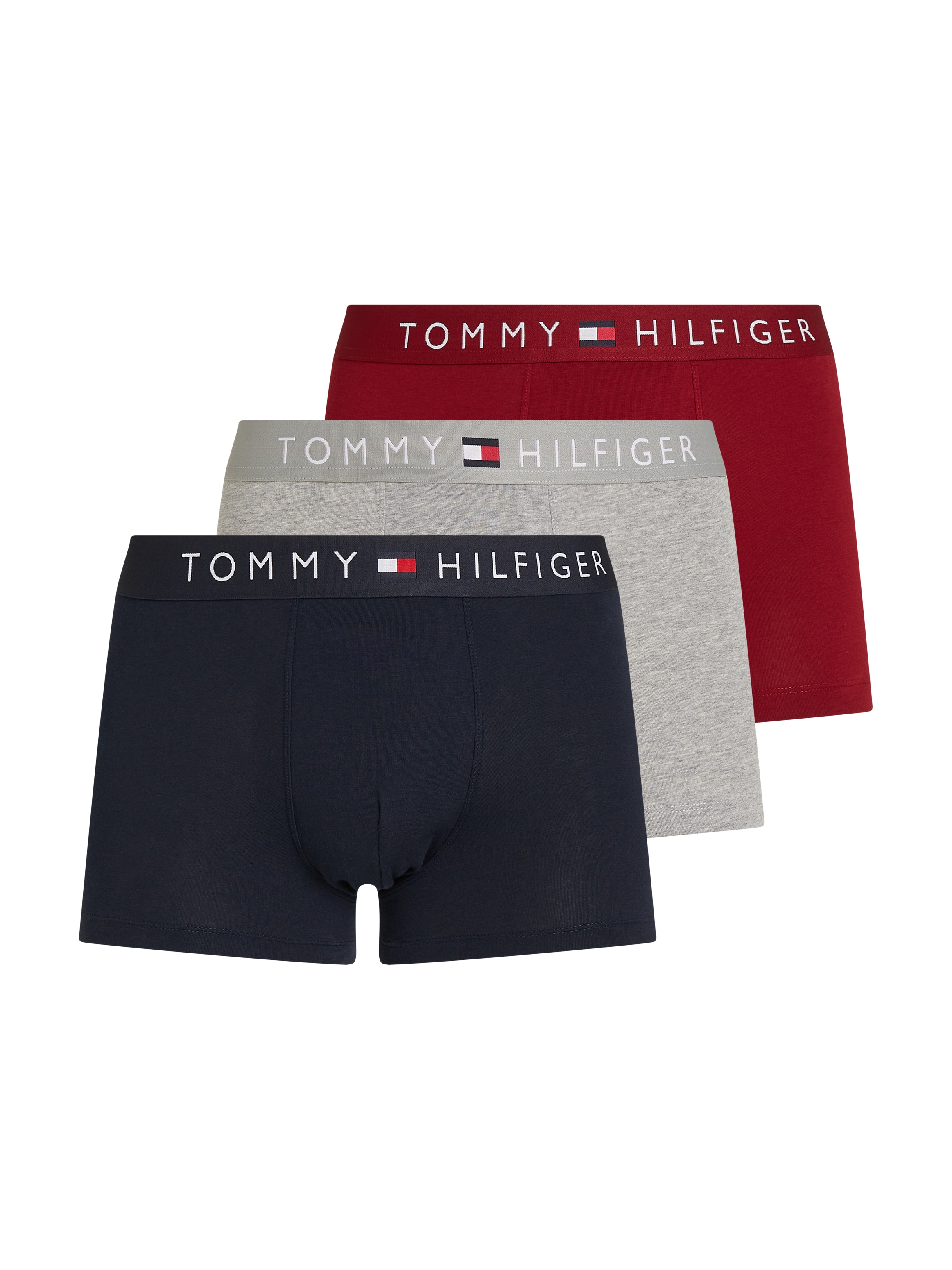 Tommy Hilfiger Underwear Trunk »3P TRUNK DTM«, (Packung, 3 St., 3er), mit Logobund