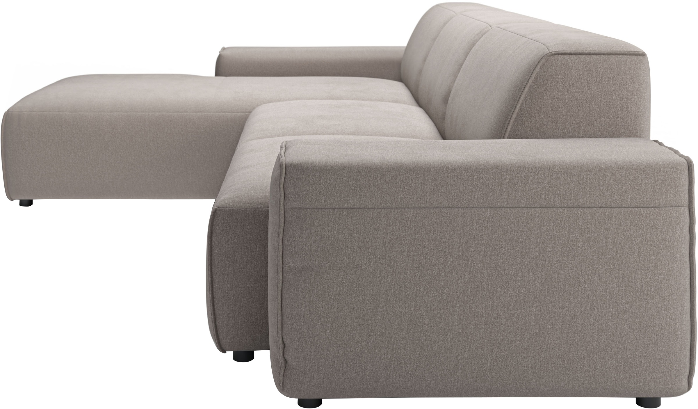 andas Ecksofa »Glimminge auch in Breitcord, Feincord, Bouclé + Easy care-Bezug«, L-Form, Breite 294, Zierkissen