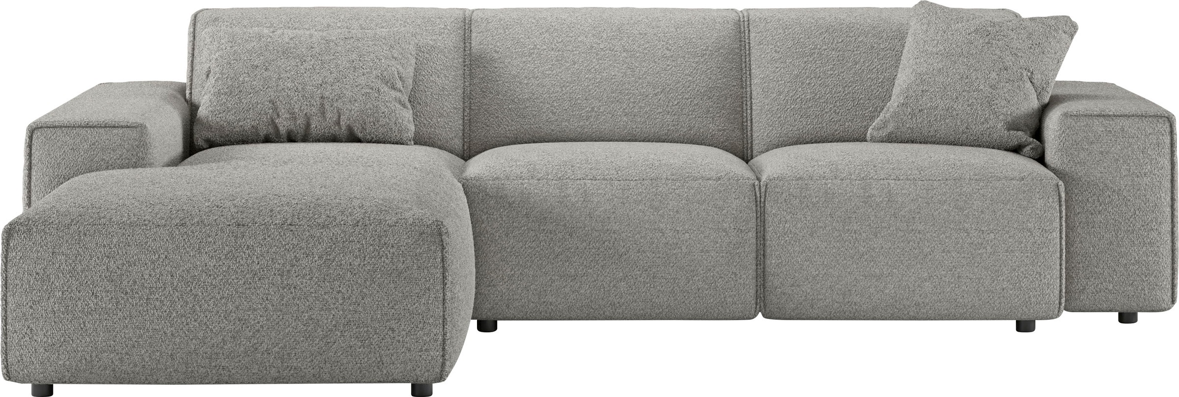 andas Ecksofa »Glimminge L-Form auch in Breitcord, Feincord + Easy care-Bezug,«, Breite 264, Zierkissen
