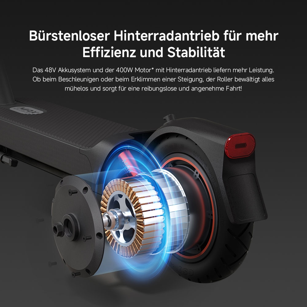 Xiaomi E-Scooter »Electric Scooter 5 Max«, Electric Scooter, mit Straßenzulassung, bis zu 60 km Reichweite