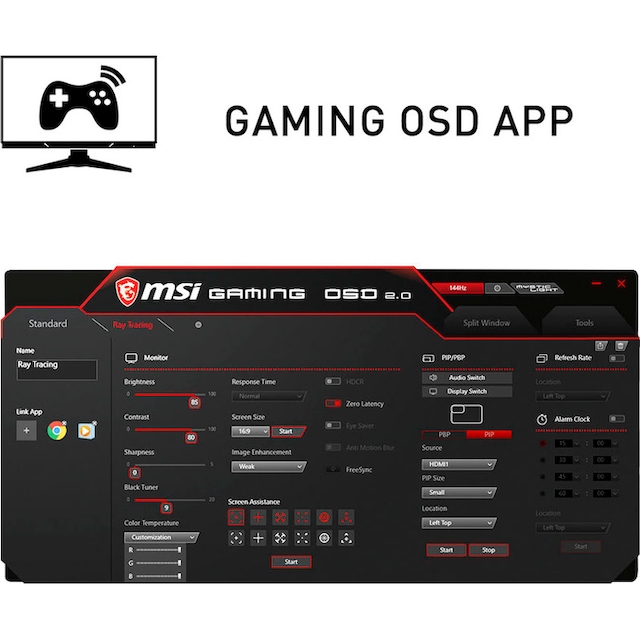 MSI Curved-Gaming-LED-Monitor »Optix MAG301CR2«, 76 cm/30 Zoll, 2560 x 1080  px, WFHD, 1 ms Reaktionszeit, 200 Hz, höhenverstellbar, 3 Jahre  Herstellergarantie online bestellen