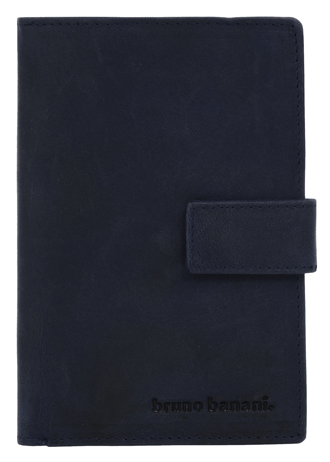 BRUNO BANANI Geldbörse echt Leder blau