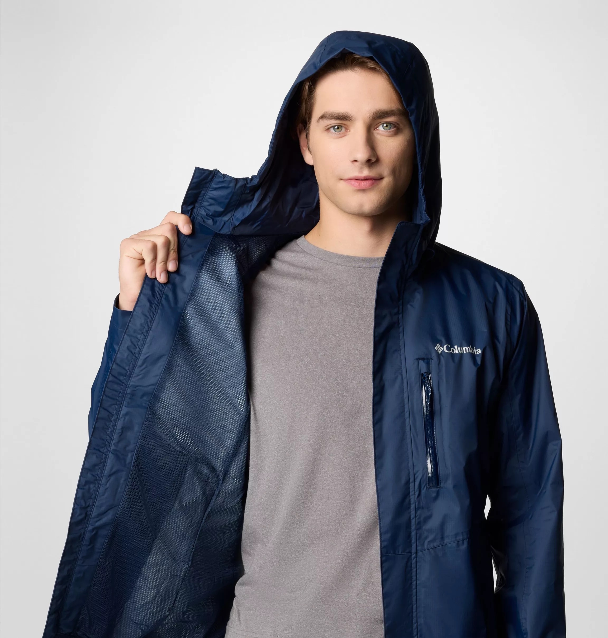 Columbia »Pouring Adventure III Jacket« sportlicher Stil, für Outdoor-Aktivitäten, mit elastischem Bund