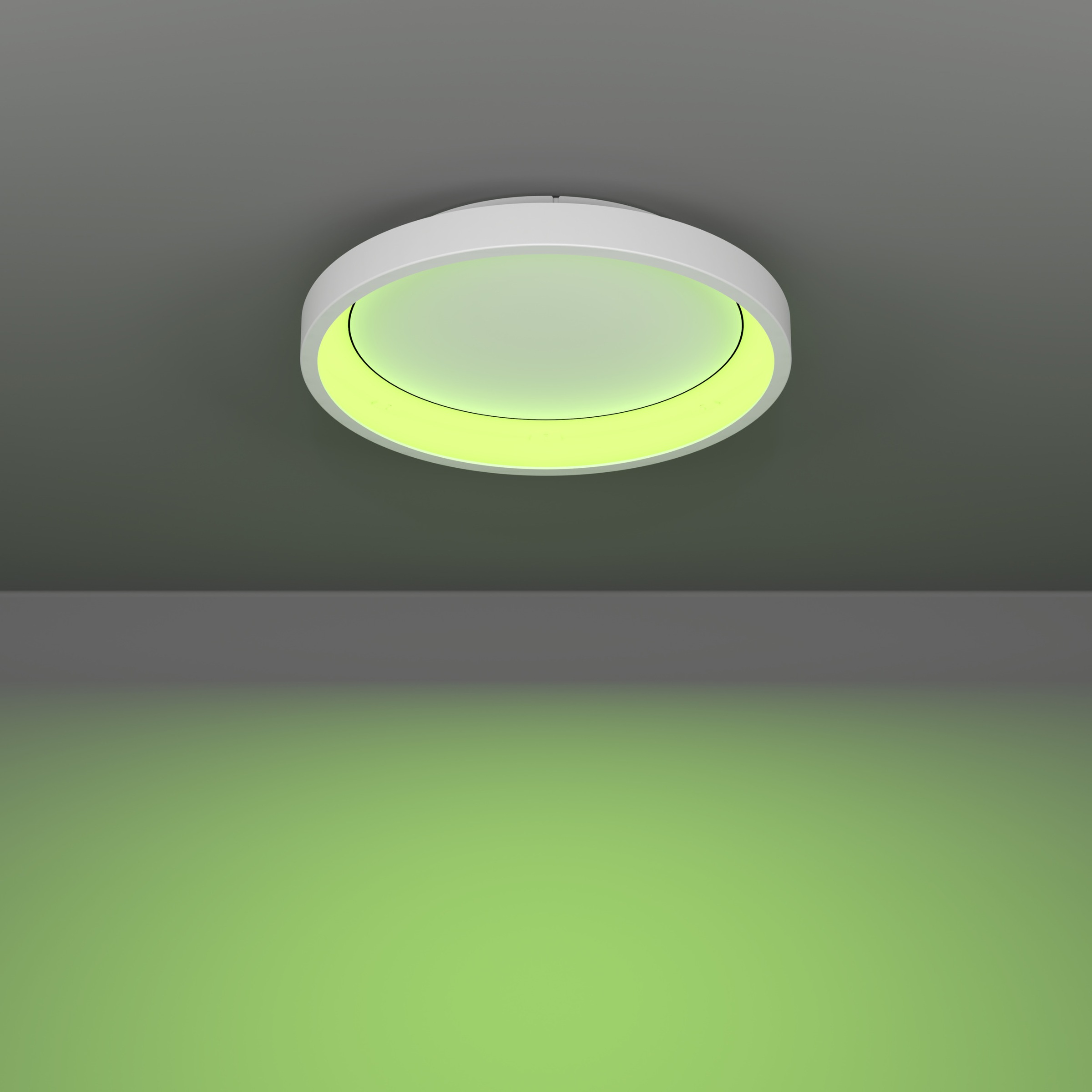 EGLO LED Deckenleuchte »LORETELLO-Z Deckenlampe - Stahl - LED - 19,6W - IP20« LED-Modul 1 Stk. Kaltweiß | Neutralweiß | RGB | Warmweiß Wohzimmerlampe, Esszimmerlampe, Flur, Schlafzimmer, H7,5 x Ø35 cm