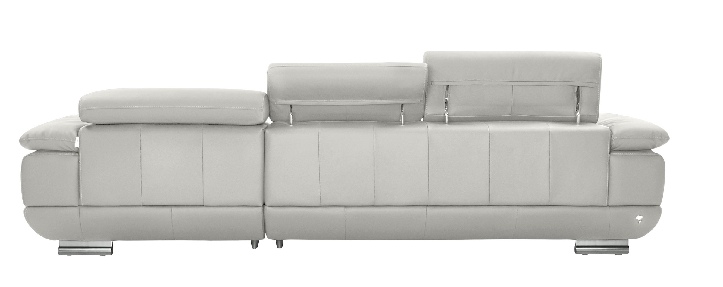 CALIA ITALIA Ecksofa »Magic, ein italienisches Sofa zum Träumen, erstklassiger Sitzkomfort«, mit verstellbaren Kopfteilen, in 2 Lederqualitäten