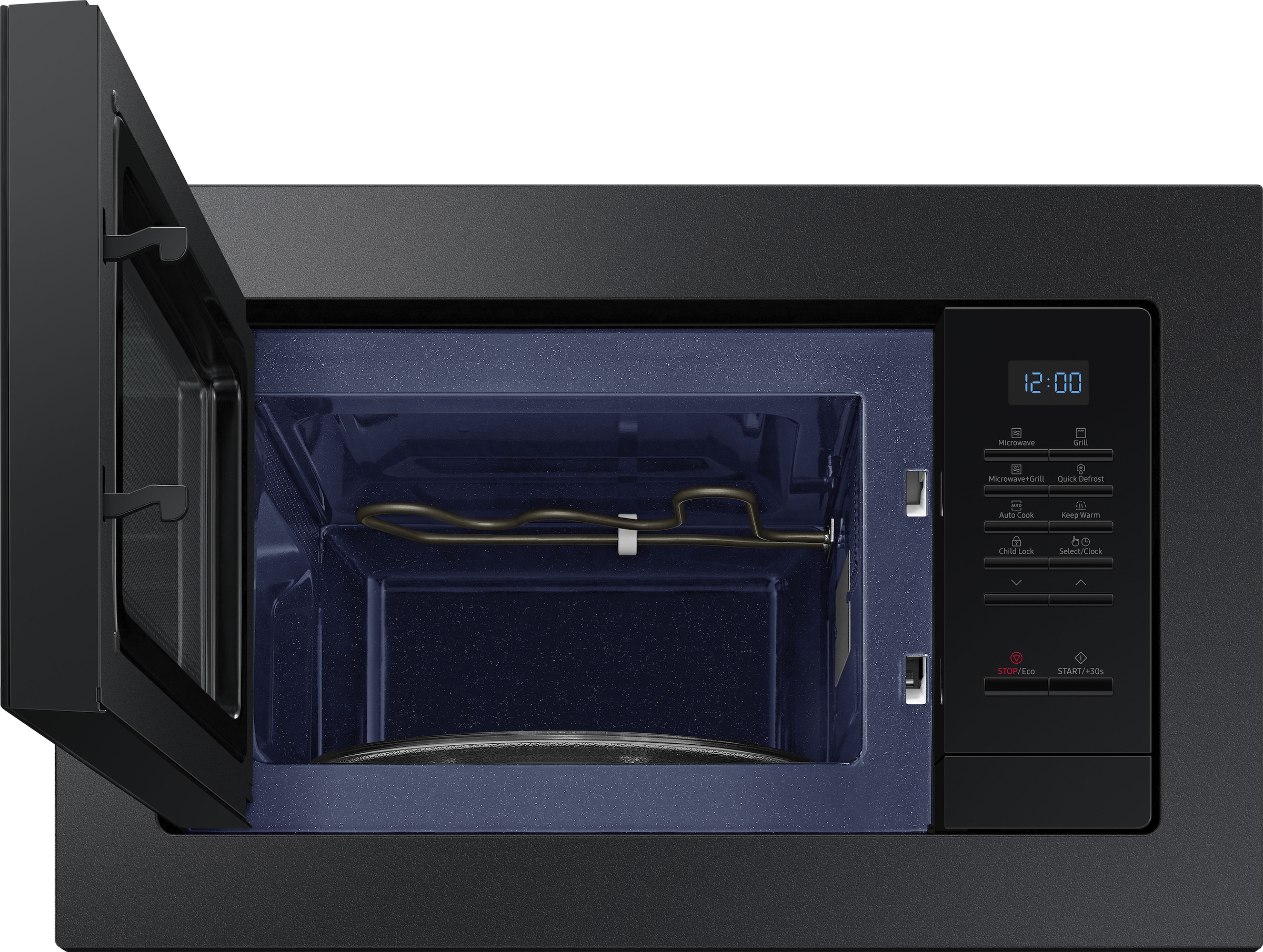 Samsung Mikrowelle »MG20A7013CB/EG«, Mikrowelle-Grill, Garen, Backen & Grillen mit pflegeleichten Keramik-Emaille Innenraum