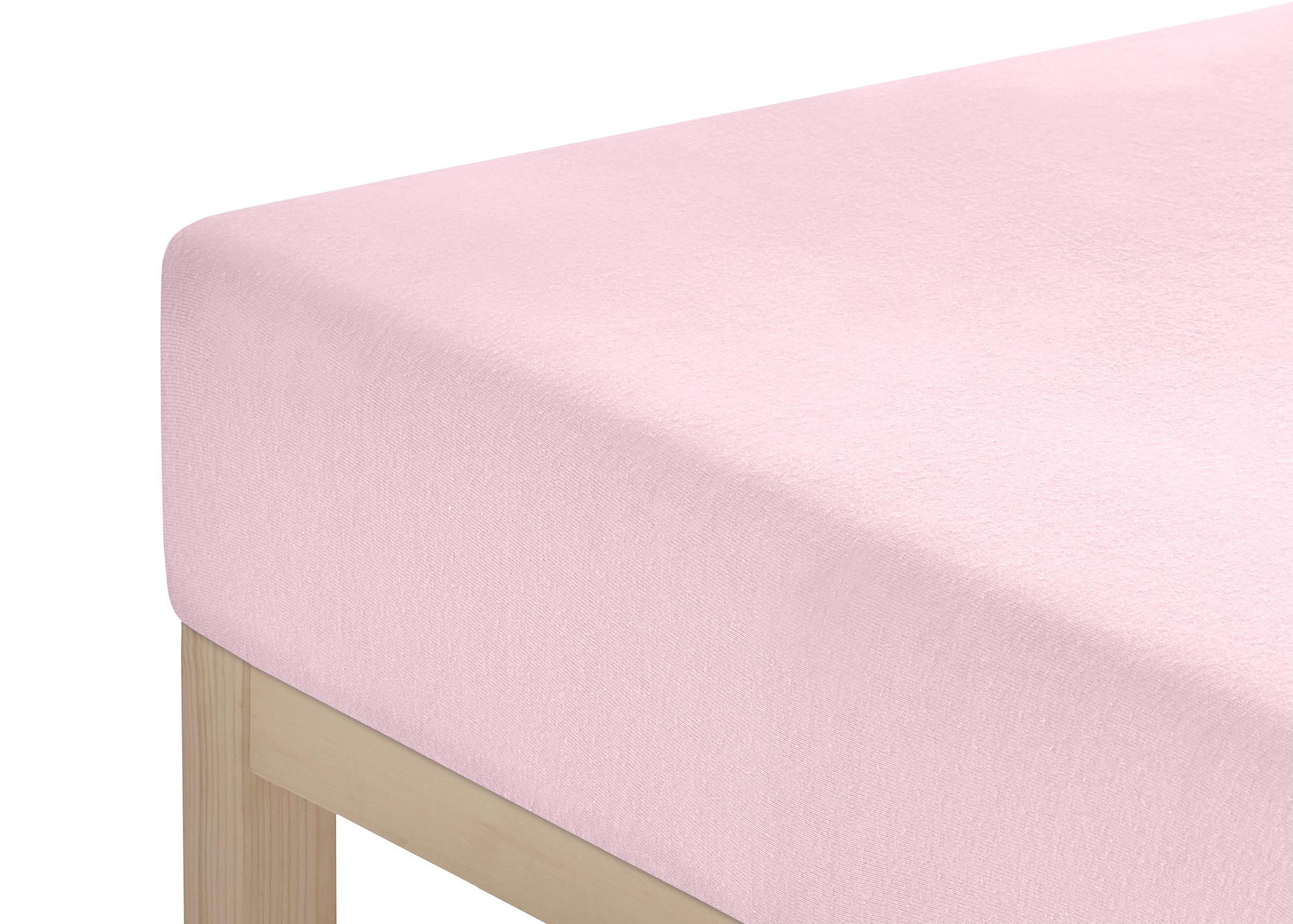 my home Spannbettlaken »Litschi«, für Topper auf Boxspringbetten geeignet, Bettlaken aus 100% reiner Baumwolle, Topper Spannbettlaken aus Jersey mit Gummizug, Made in Green zertifiziert