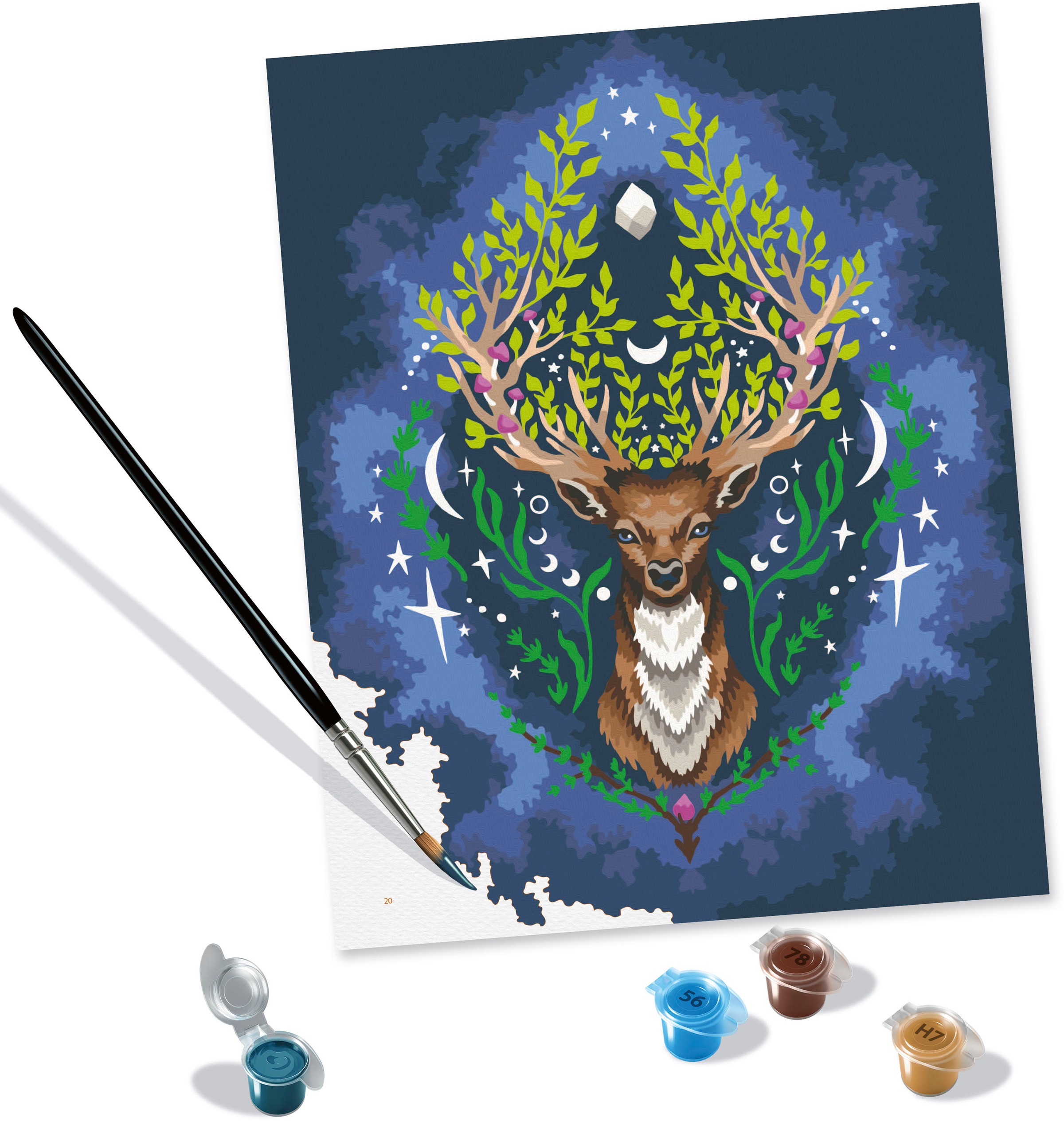 Ravensburger Malen nach Zahlen »CreArt, Pixie Cold: Mystic Deer« Made in Europe