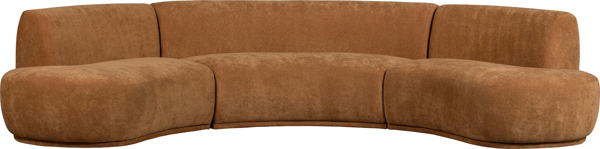 WOOOD Big-Sofa »Batavier«, Halbrundes Sofa, Breite 336 cm