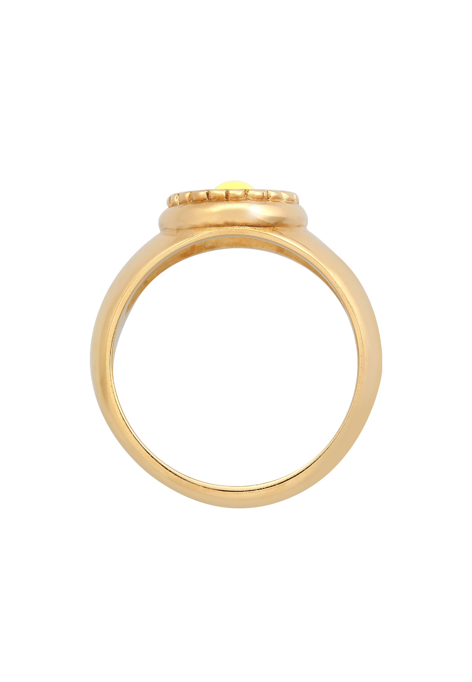 Elli Siegelring »Siegelring Gänseblümchen 925 Silber«