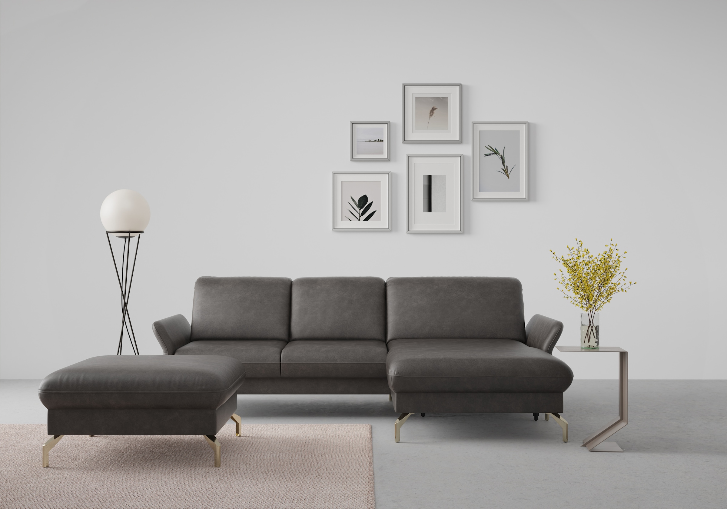 sit&more Ecksofa »Fashion L-Form«, wahlweise mit Kopfteilverstellung, Vorzi günstig online kaufen