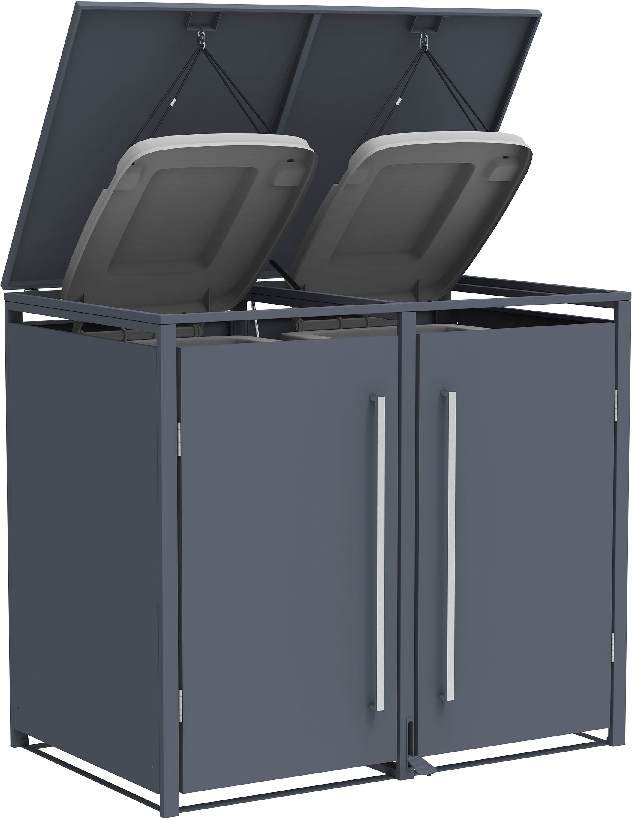 WESTMANN Mülltonnenbox »Pedura 2« BxTxH: 132x80x116 cm, für 2x240 L Mülltonnen