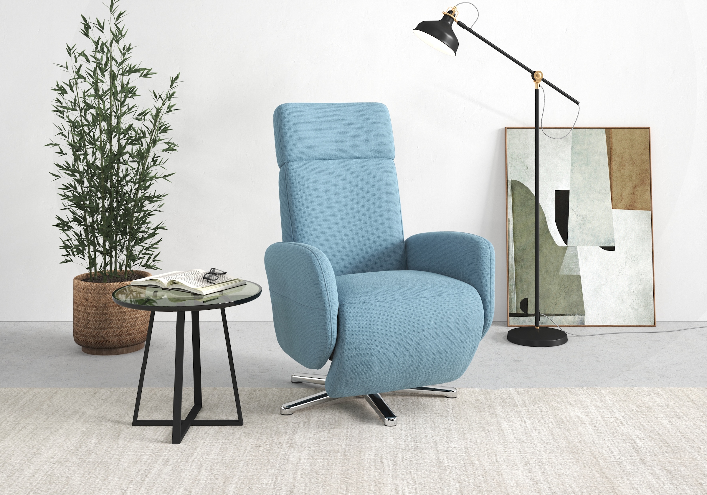 sit&more TV-Sessel »Grenoble, inkl. Kopfteilverstellung« wahlweise mit 2 Mo günstig online kaufen