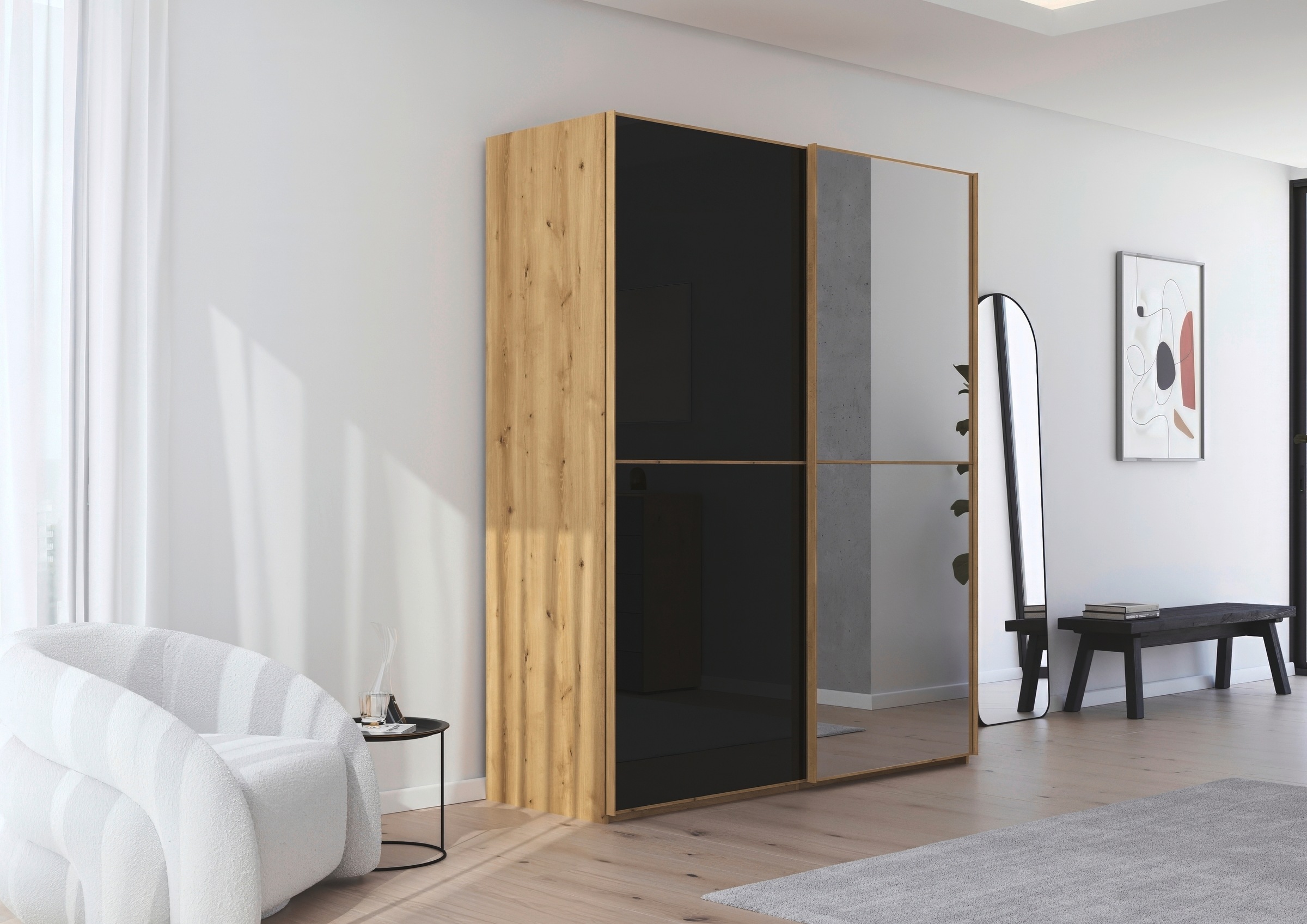 rauch Schwebetürenschrank »Kleiderschrank Schrank Garderobe Schlafzimmersch günstig online kaufen