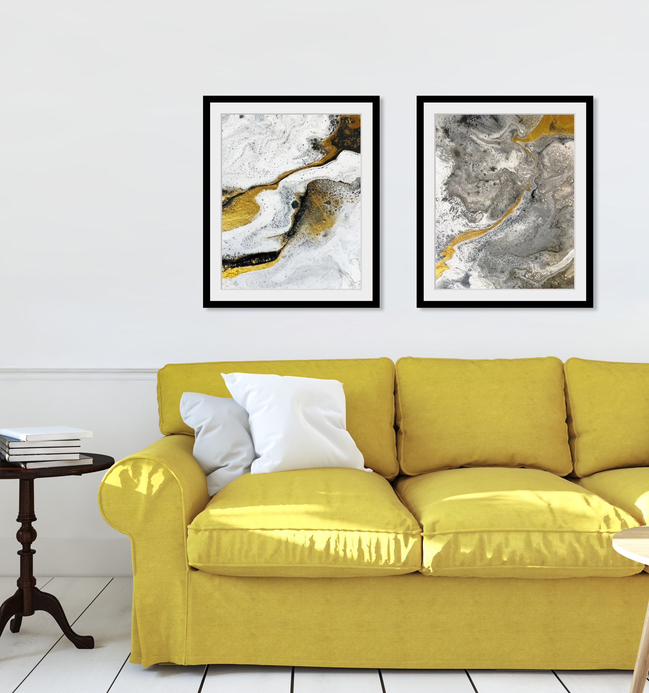queence Bild »Tweety«, Abstrakt-Kunst-Marmor-Modern, HD Premium Poster-Druc günstig online kaufen