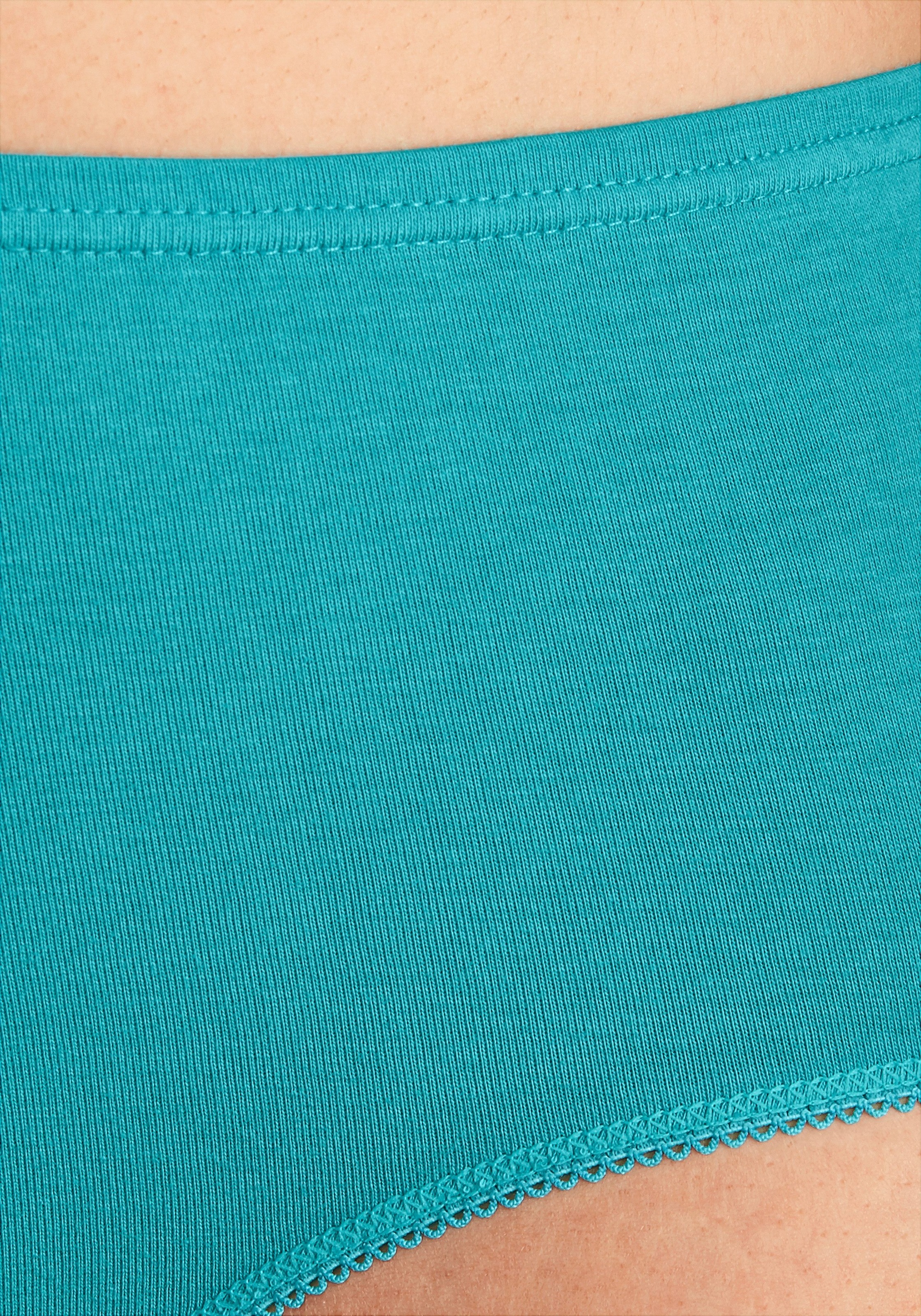 petite fleur Hüftslip, (5er-Pack), aus elastischer Baumwolle