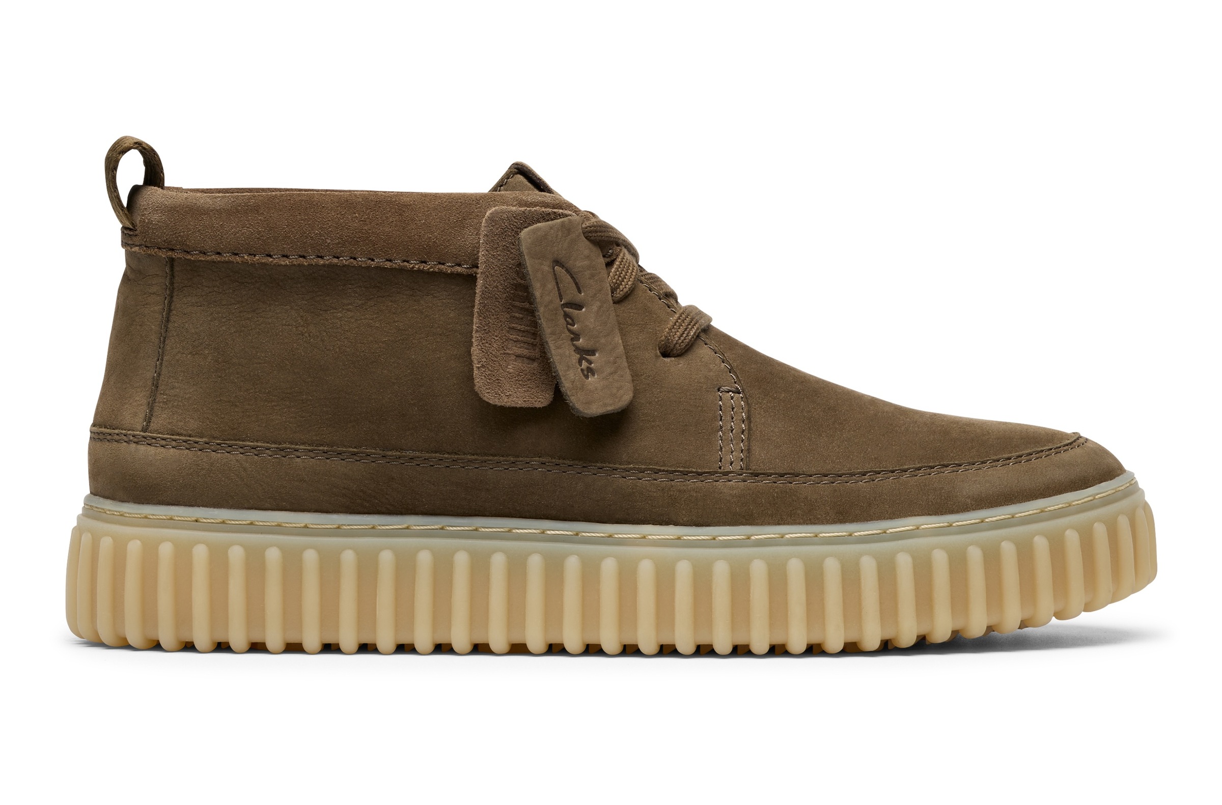 Clarks Sneaker »Torhill Lace Hi«, Desert Boots, Schnürboots mit Wechselfußbett