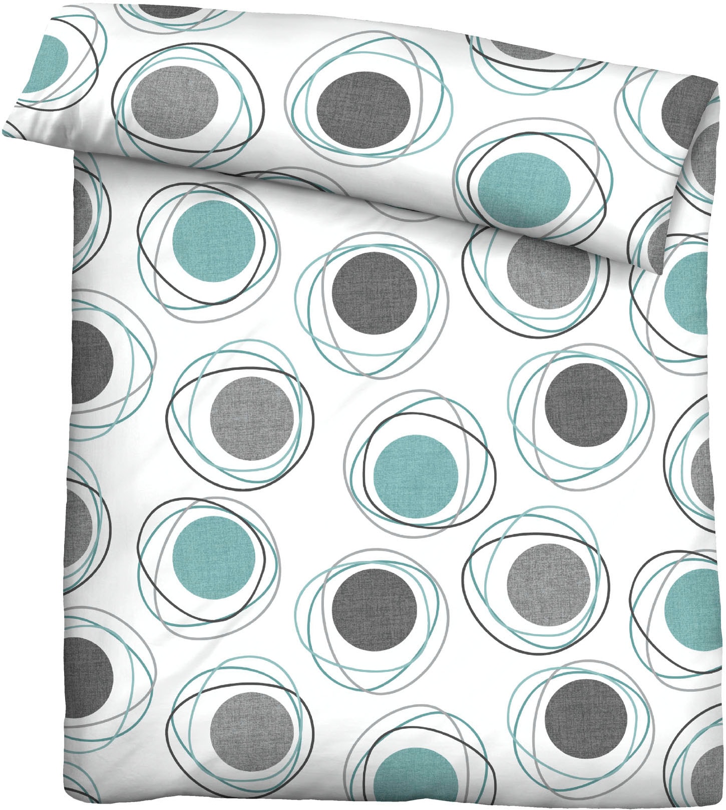 Castell - Markenbettwäsche Bettwäsche »0460126«, Polycotton, hautsympathisch, atmungsaktiv, mit Reißverschlüssen