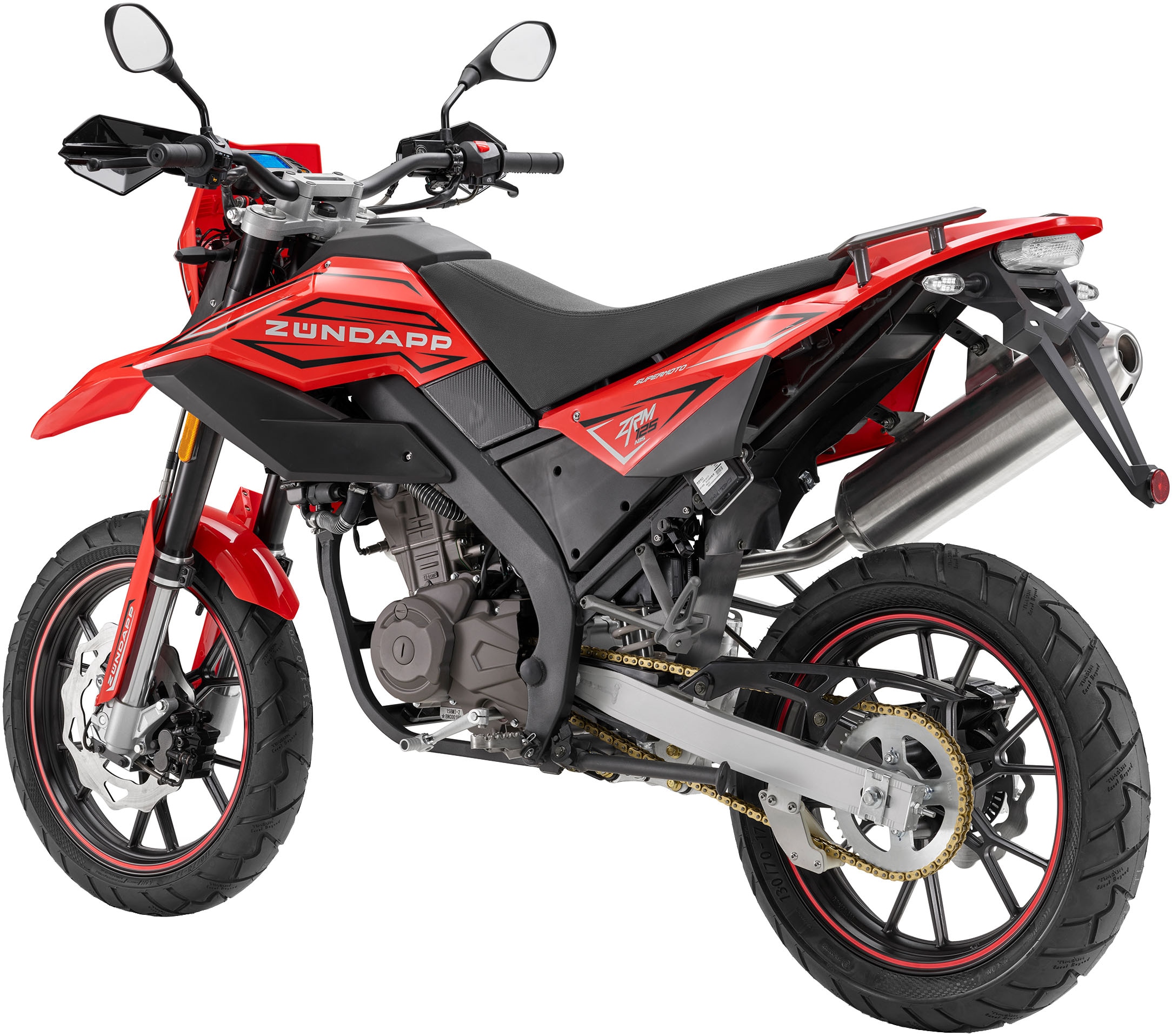 Zündapp Motorrad »ZRM 125 Supermoto E5«, 124 cm³, 102 km/h, Euro 5, 15 PS