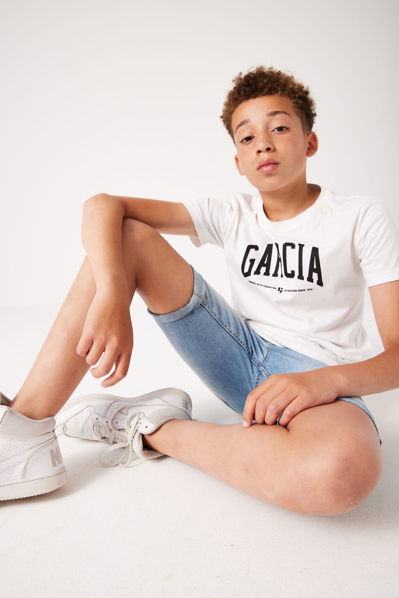 Garcia Jeansshorts »Tavio«, mit Used-Effekten