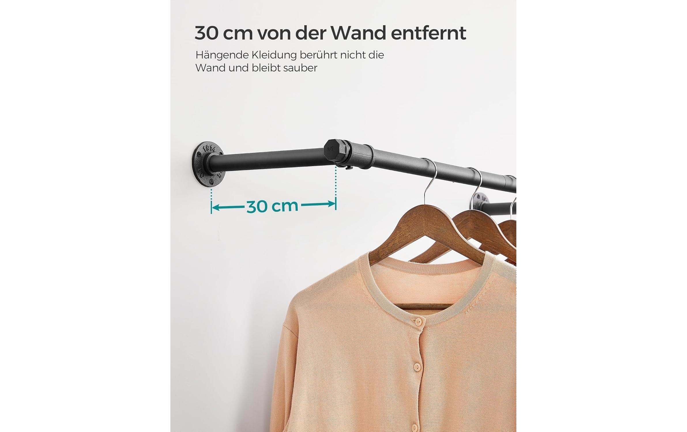 SONGMICS Wandgarderobe »2 Stück 84 cm x 7 cm« 2 Stk. tlg.