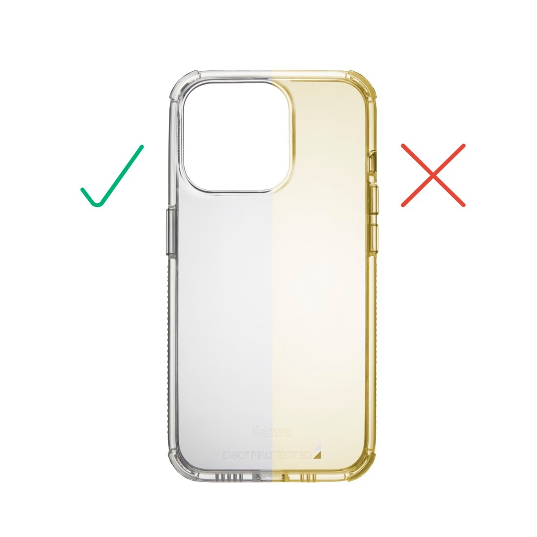 5. Bild von Hama Smartphone-Hülle »Handyhülle „Extreme Protect“ für iPhone 15 Pro (stoßfest, sturzsicher)«, Apple iPhone 15 Pro, D3O-lizenzierte Handyhülle