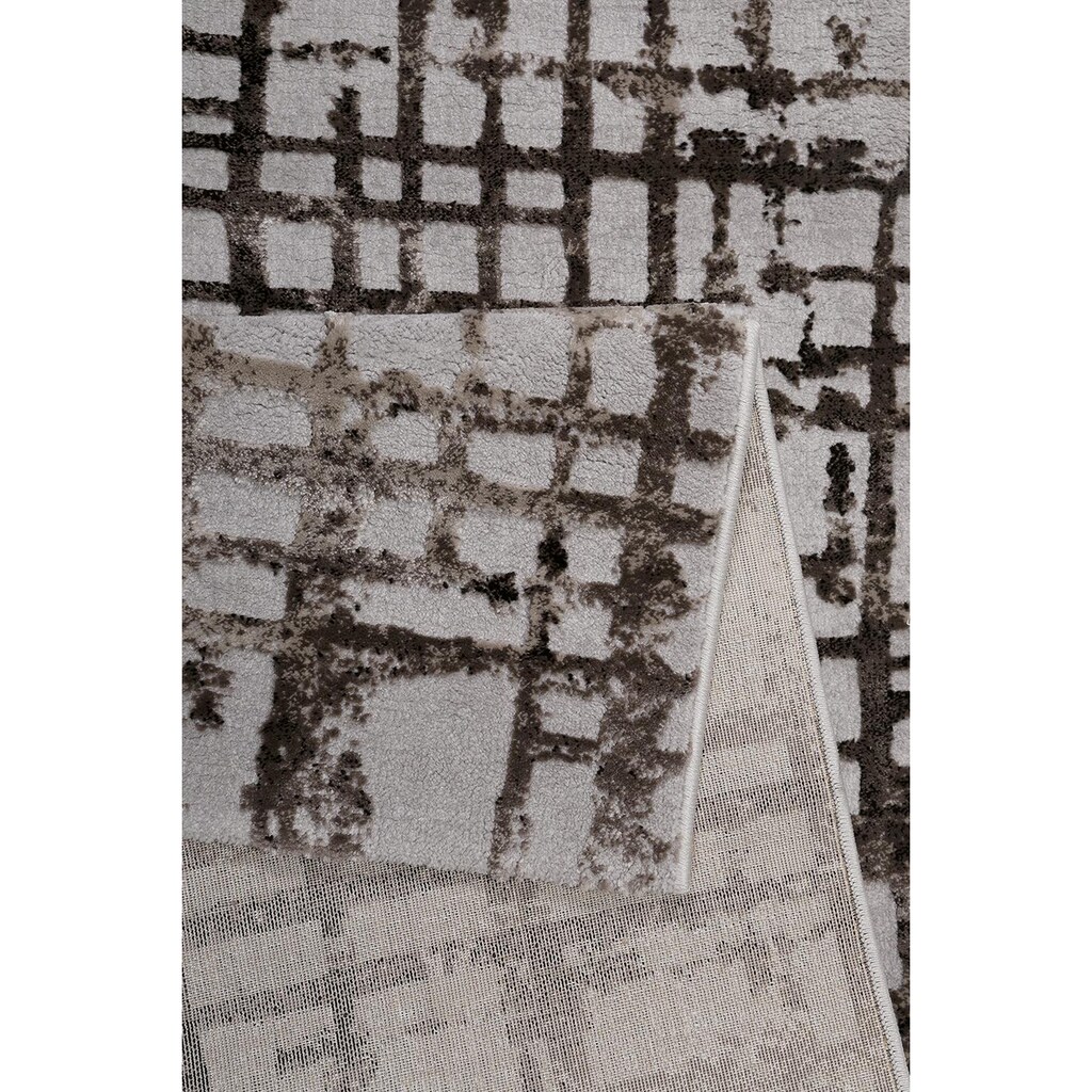 Esprit Teppich »Velvet Grid«, rechteckig, 12 mm Höhe, Wohnzimmer