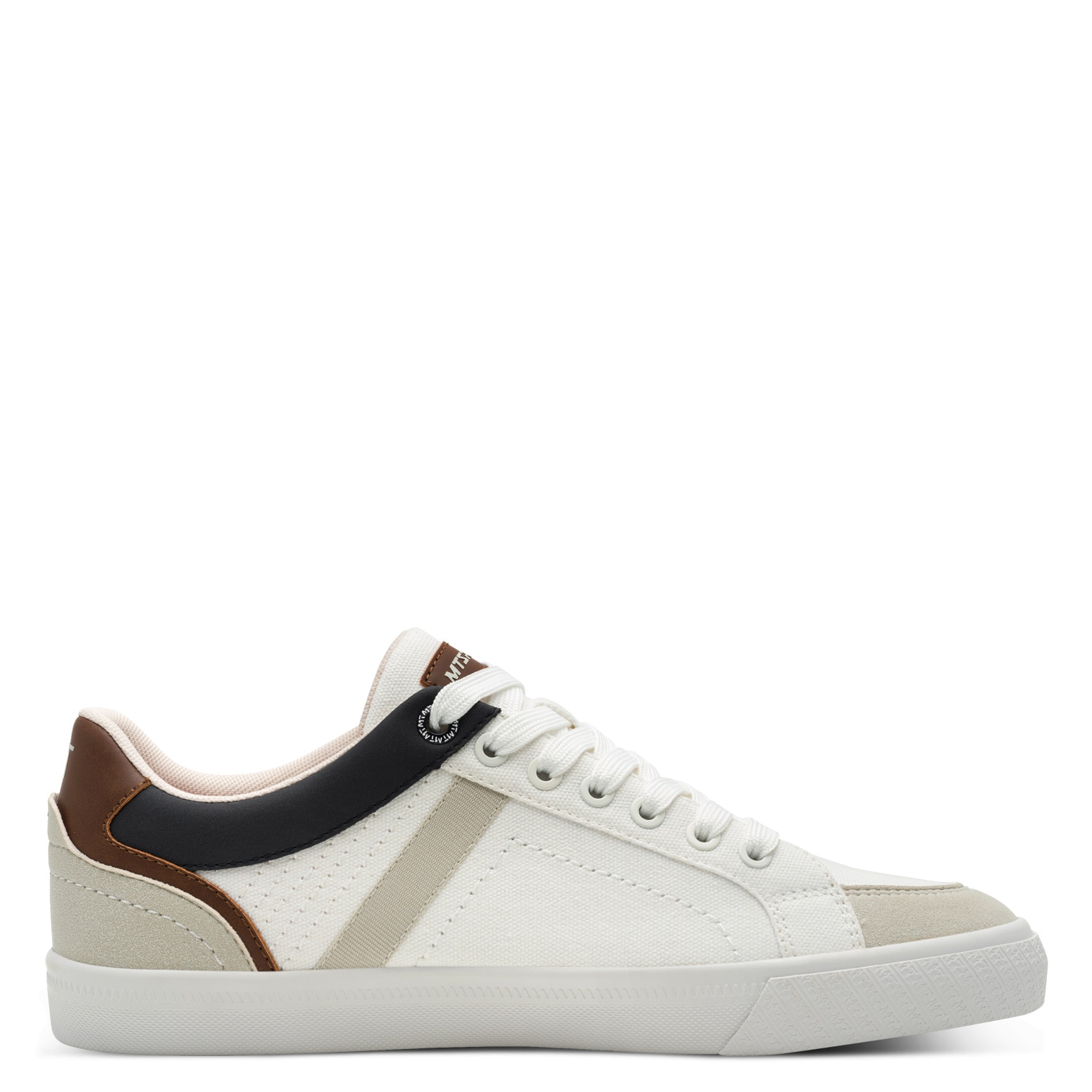 MARCO TOZZI Plateausneaker  , Freizeitsch, Halbschuh, Schnürschuh mit Perforierung und Ziernähten