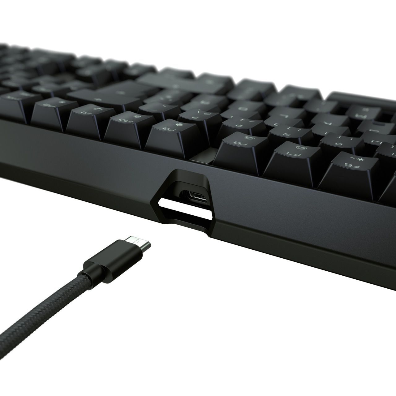 Cherry Xtrfy Gaming-Tastatur »MX 3.1 RGB BLACK / DE« (ergonomische Form) Konfigurierbare Beleuchtung