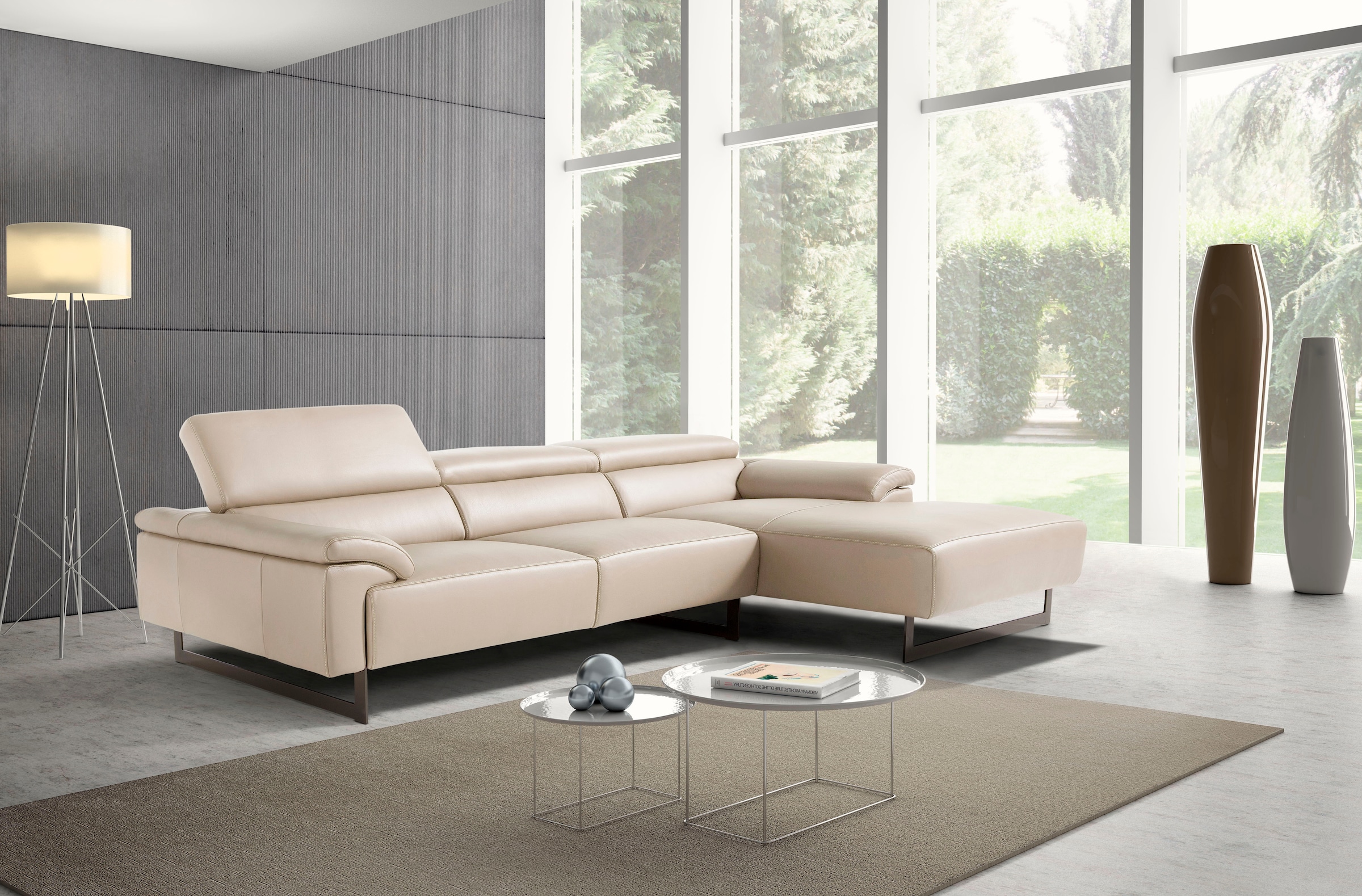 Egoitaliano Ecksofa »Malika, edel und bequem, Designsofa mit hochwertigen B günstig online kaufen
