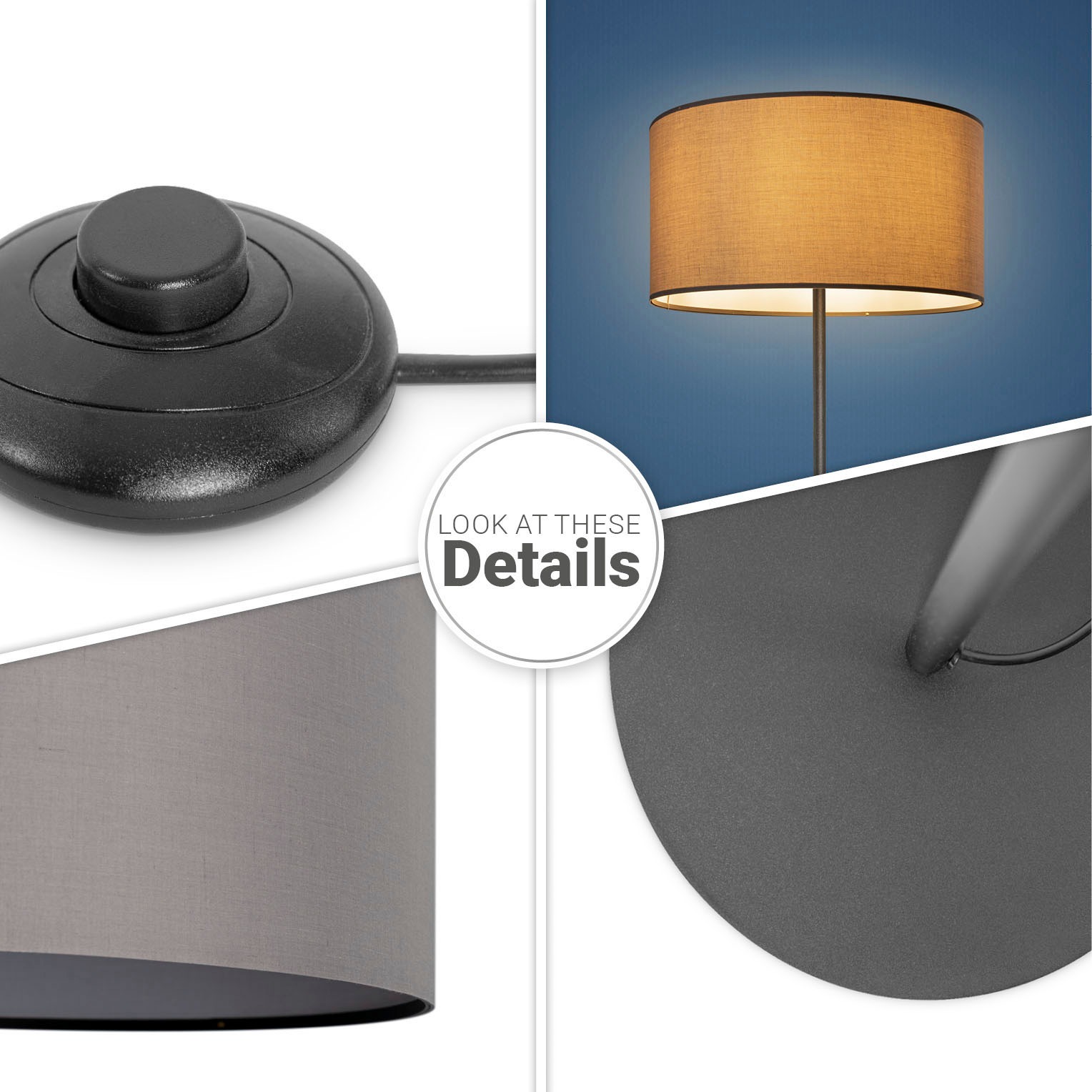 Paco Home Stehlampe »Uni Color«, 1 flammig, Leuchtmittel E27   ohne Leuchtm günstig online kaufen