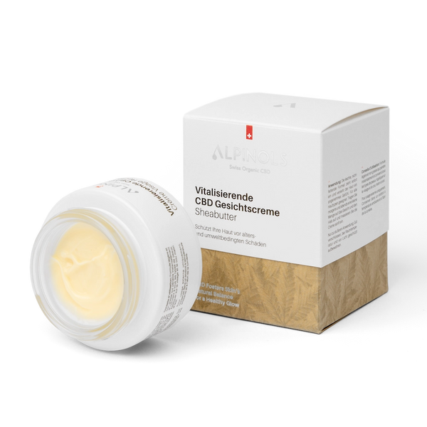 2. Bild von ALPINOLS Tagescreme »CBD Gesichtscreme mit Sheabutter 50 ml«, mit 500mg Schweizer CBD aus Bio Full-Spectrum-Hanfextrakt