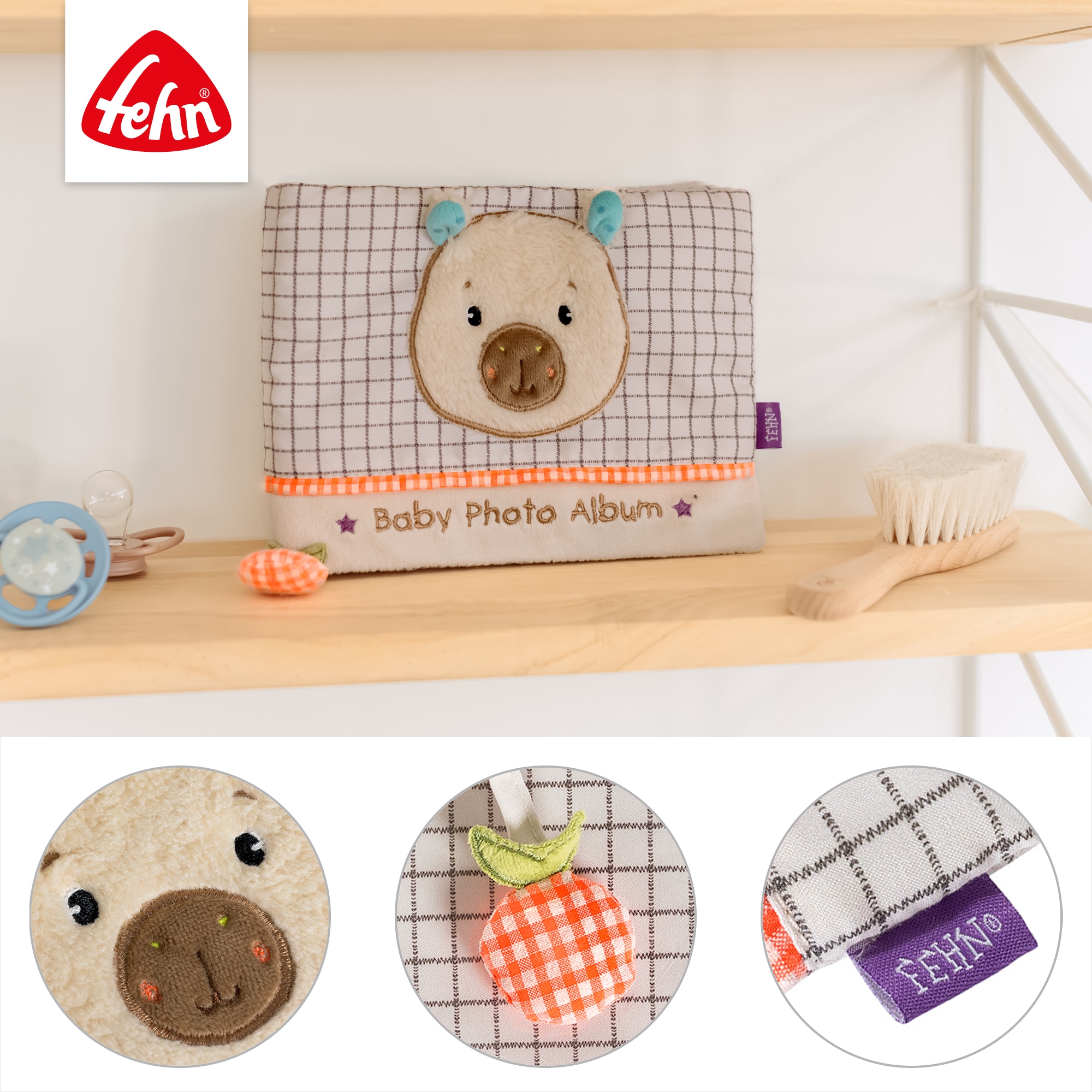Fehn Greifspielzeug »Capybara Clara, Fotoalbum Capybara«