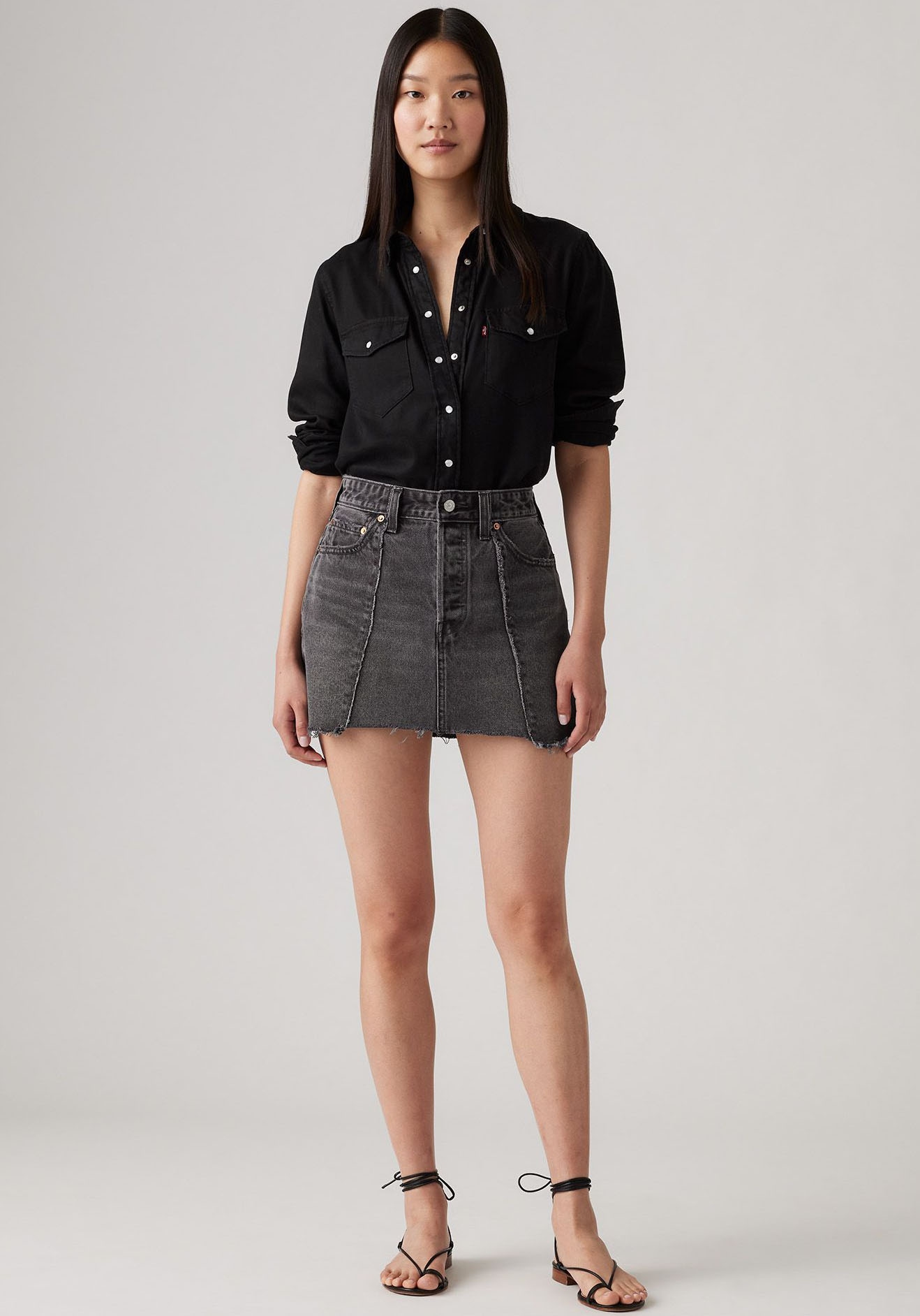 Levi's® Jeansbluse »ESSENTIAL WESTERN«, mit Brusttaschen mit Druckknöpfen