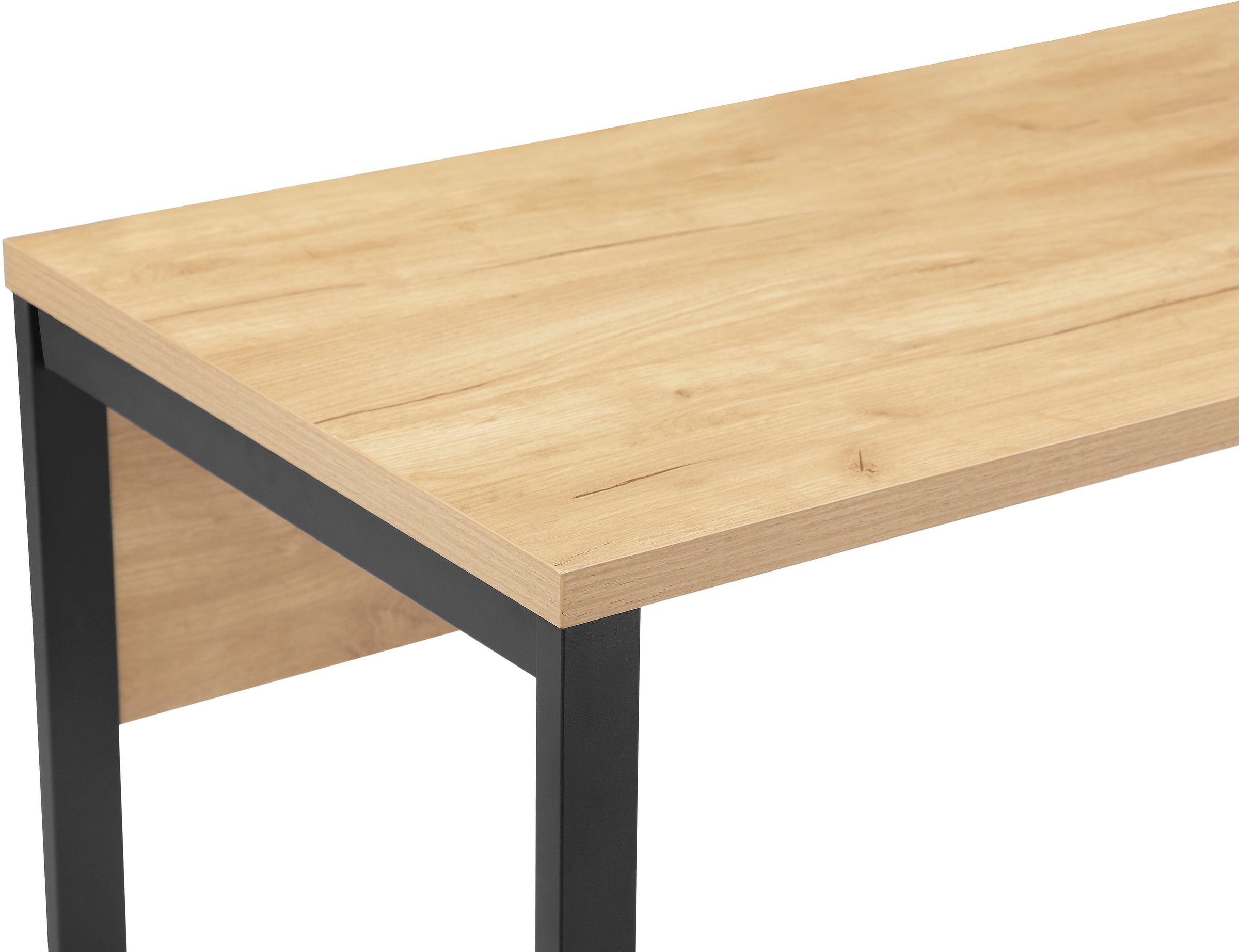 Places of Style Schreibtisch »Moid«, Computertisch, Kabeldurchlass, Metallkufen, Breite 100 cm