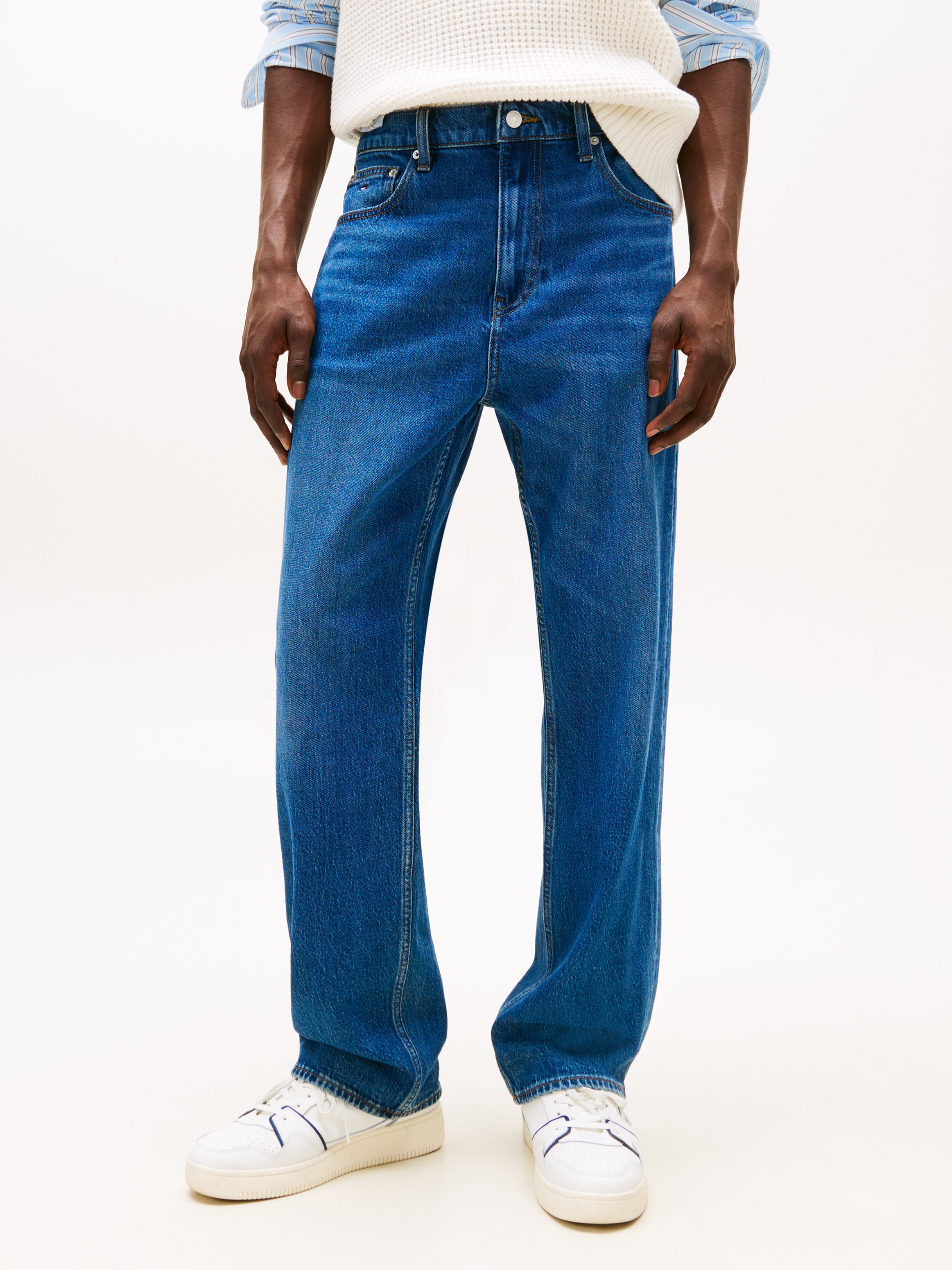 Tommy Jeans Regular-fit-Jeans »Otis Regular Straight«, Mit Gürtelschlaufen