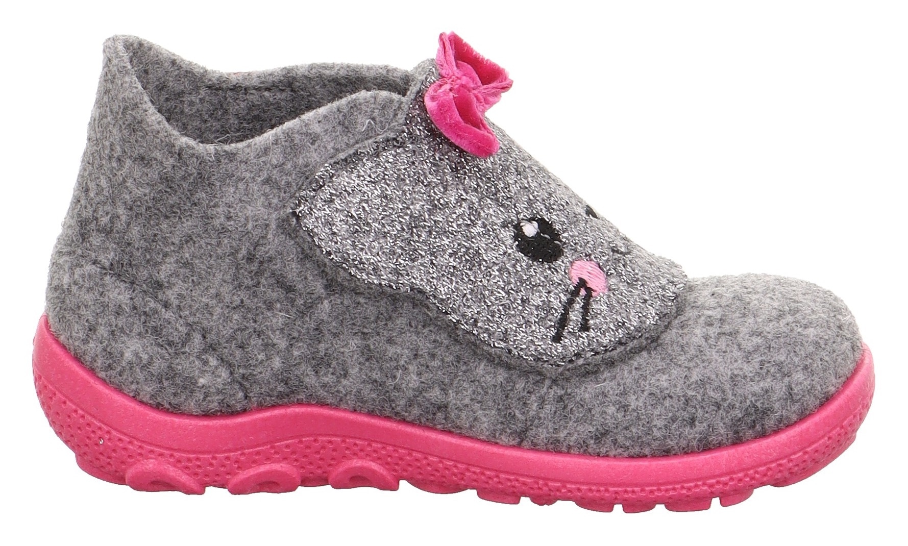 Superfit Hausschuh »HAPPY OCTI WMS: Mittel«, Babyschuh mit Klettverschluss, Größenschablone zum Download
