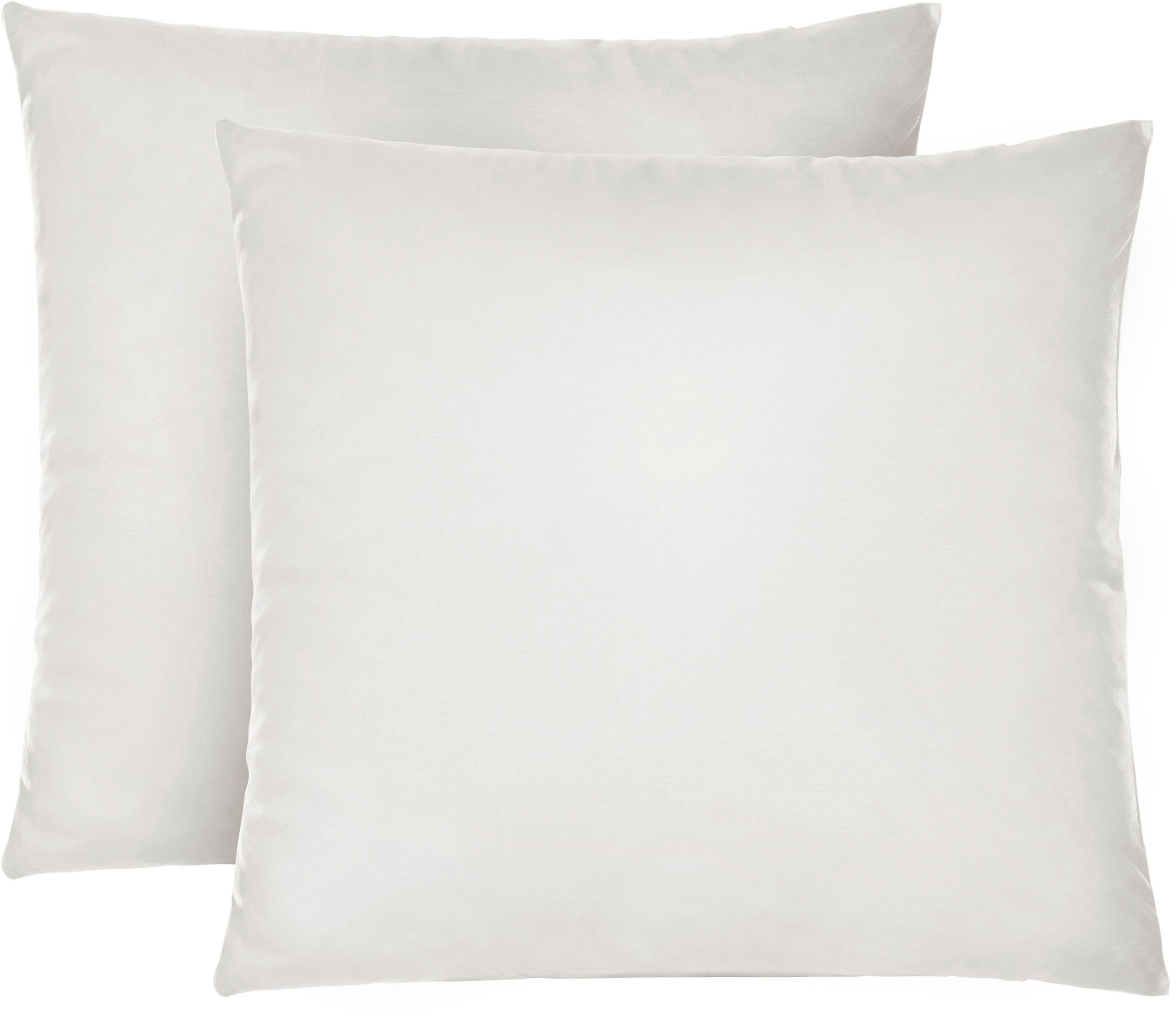 Biberna Kissenbezug »Michi Feinjersey mit Reißverschluss« verschiedene Größ günstig online kaufen