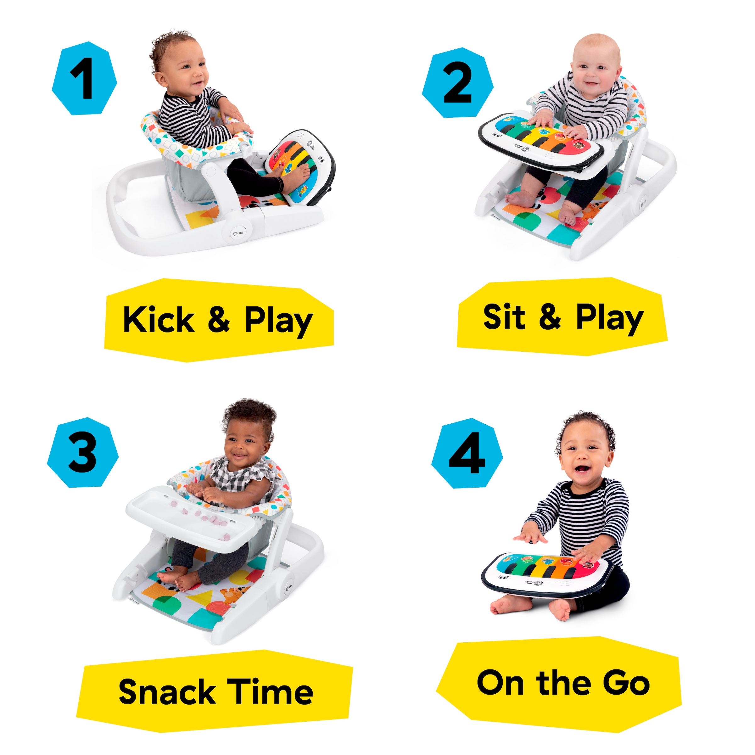 Baby Einstein Lernspielzeug »Kickin' Tunes Learn to Sit« mit Sound