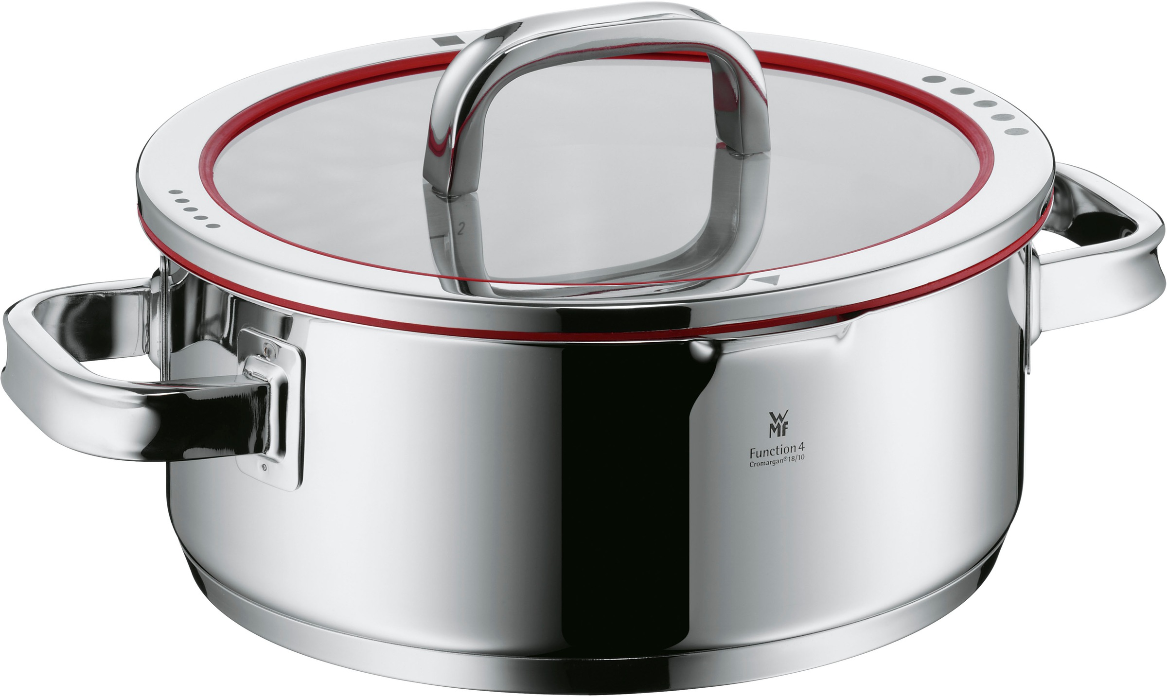 WMF Bratentopf »Function 4«, Cromargan® Edelstahl Rostfrei 18/10, (2 tlg.), günstig online kaufen