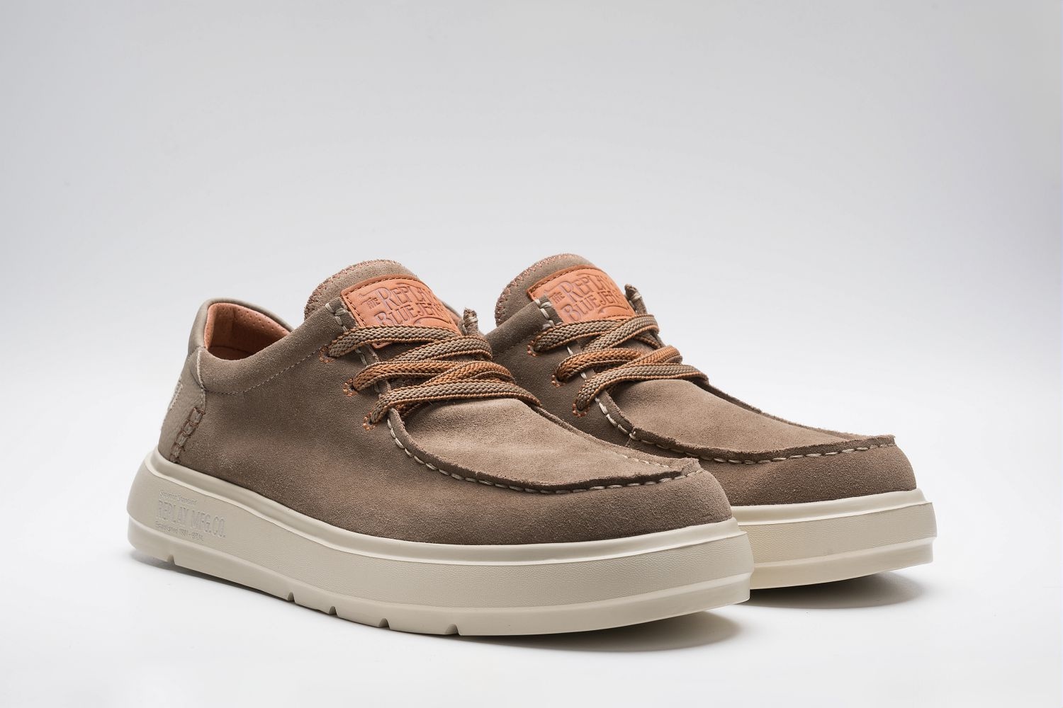 Replay Schnürschuh  Mokassin, Halbschuh, Casual-Sneaker mit gepolstertem Schaftrand