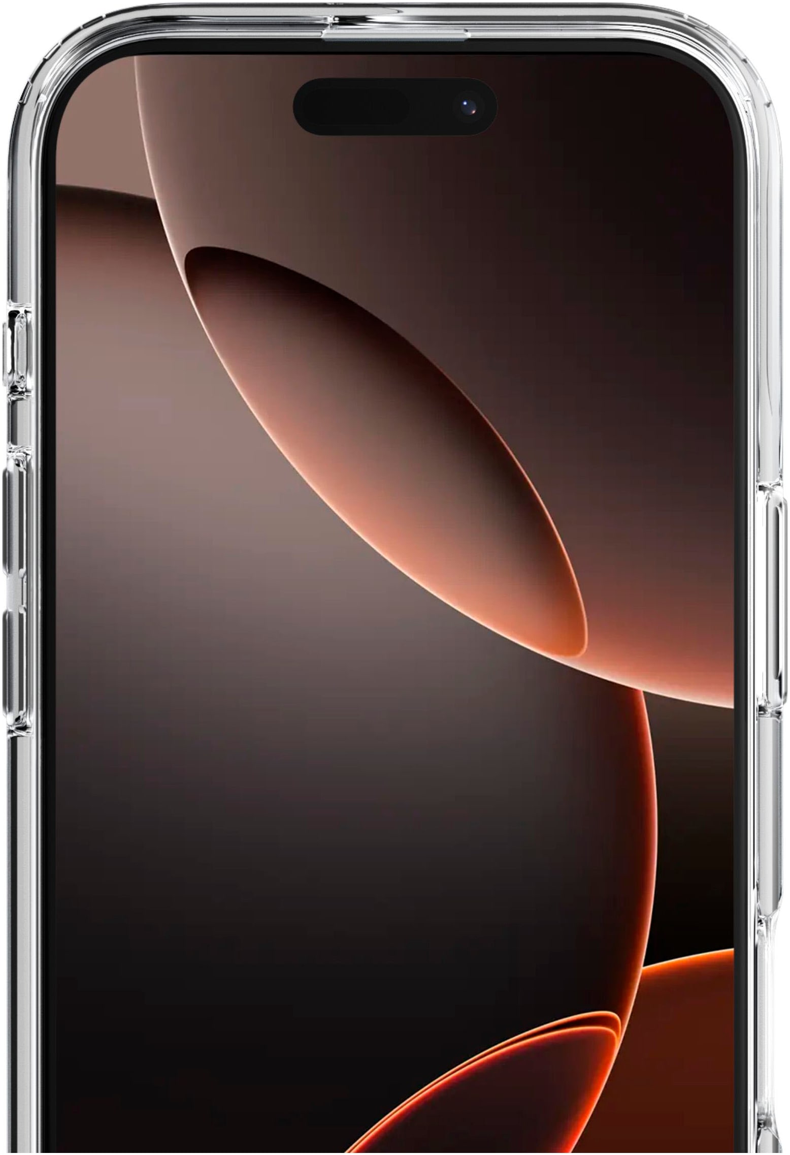 VONMÄHLEN Smartphone-Hülle »iPhone 16 Pro, Transparent Case - Schutzhülle,Black«