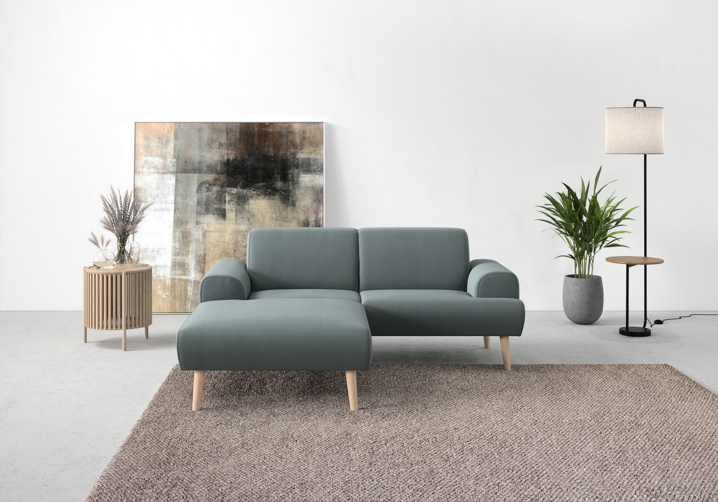 andas Ecksofa »Swift Scandic Design, komfortabler Federkern, Breite 192cm, günstig online kaufen